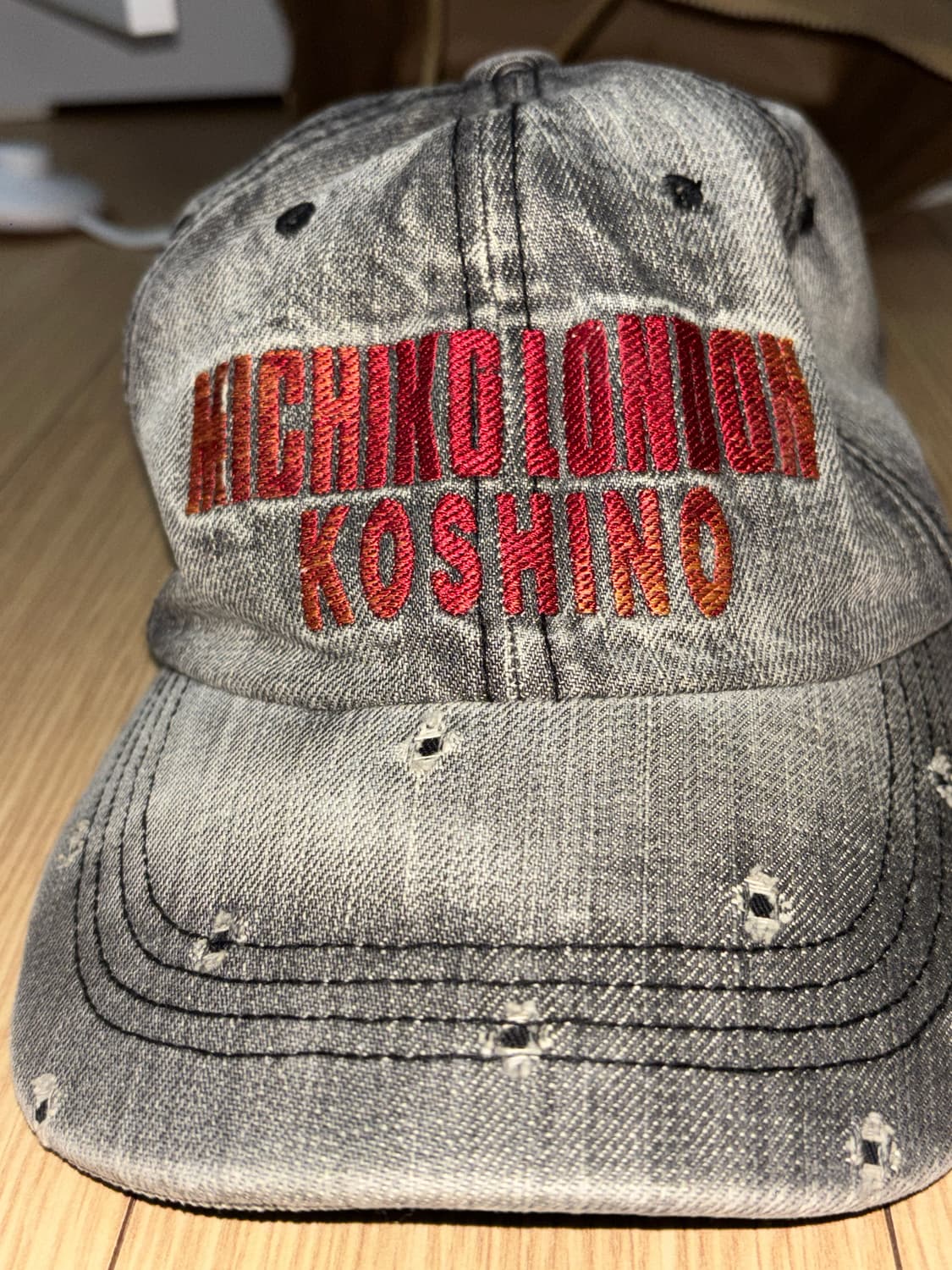 Michiko London black denim 볼캡 상품이미지4