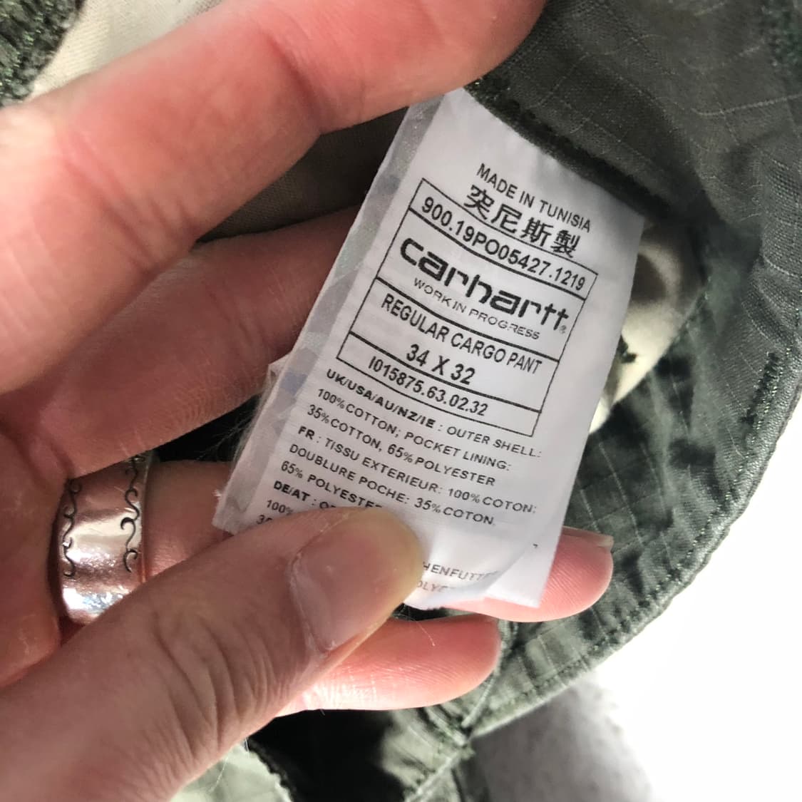 칼하트 립스탑 카고팬츠  상품이미지7
