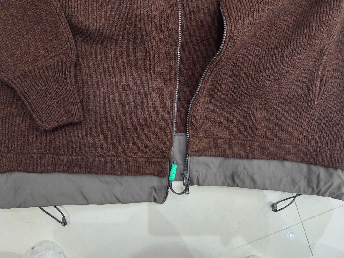 gr10k 스웨터 니트짚업  XL 사이즈 새상품 상품이미지3