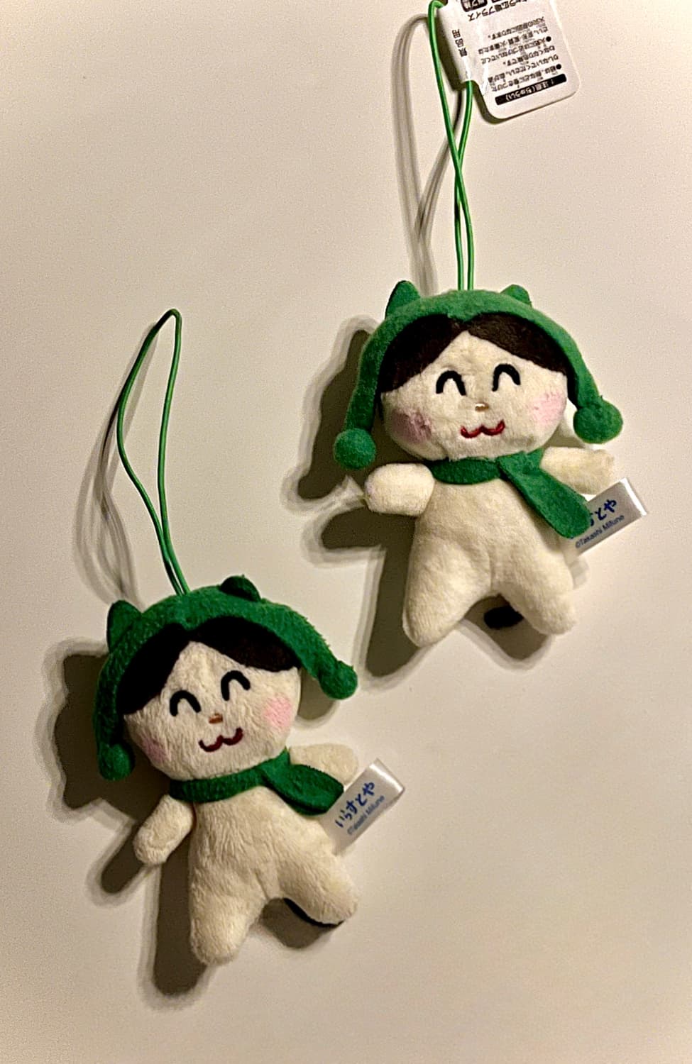 일본 고전 이라스토야 겨울 고양이 인형 키링 상품이미지3