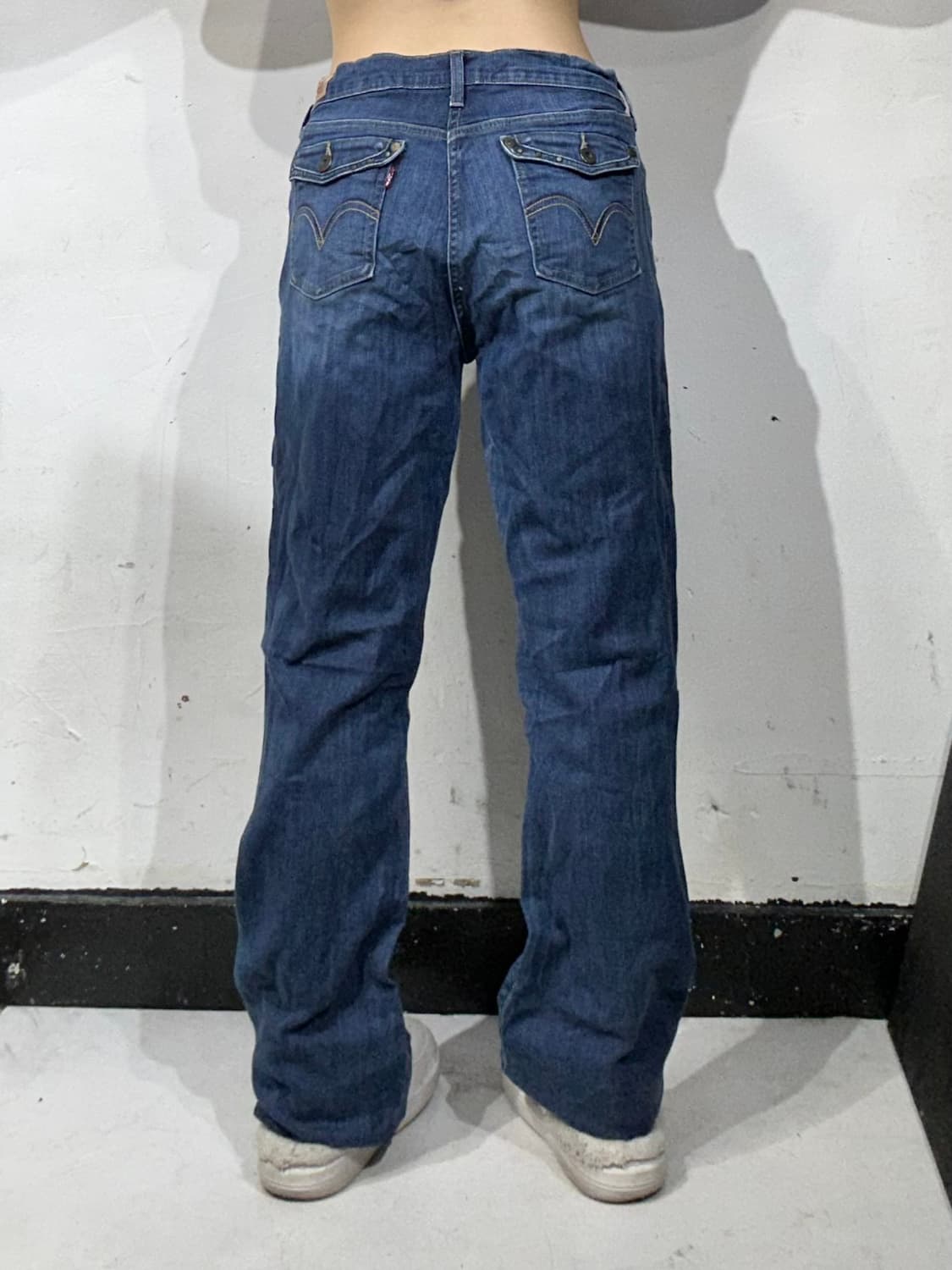 리바이스 515 중청 부츠컷 플레어진 청바지 데님 팬츠  상품이미지3