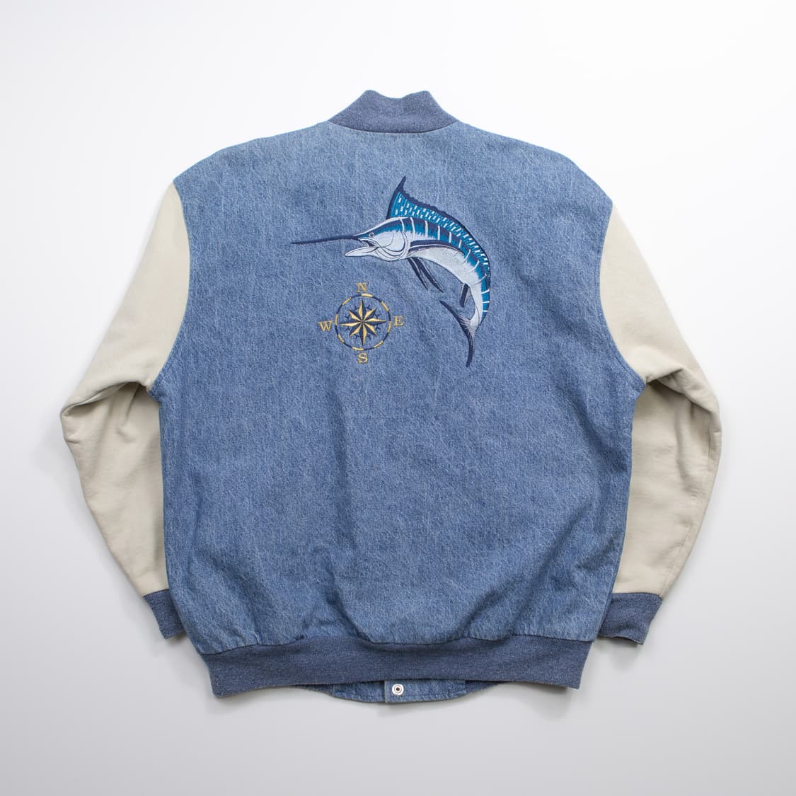 90s 프룻 오브 더 룸 데님 바시티 자켓 상품이미지7