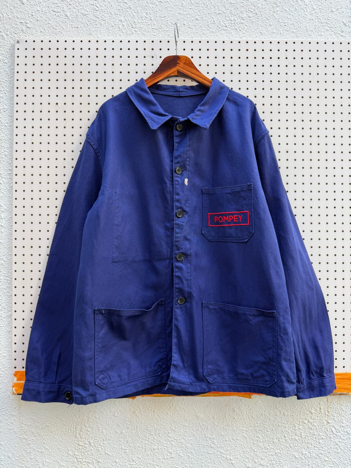 (DEADSTOCK)70s ROUND COLLAR 데드스탁 프렌치워크자켓 상품이미지1