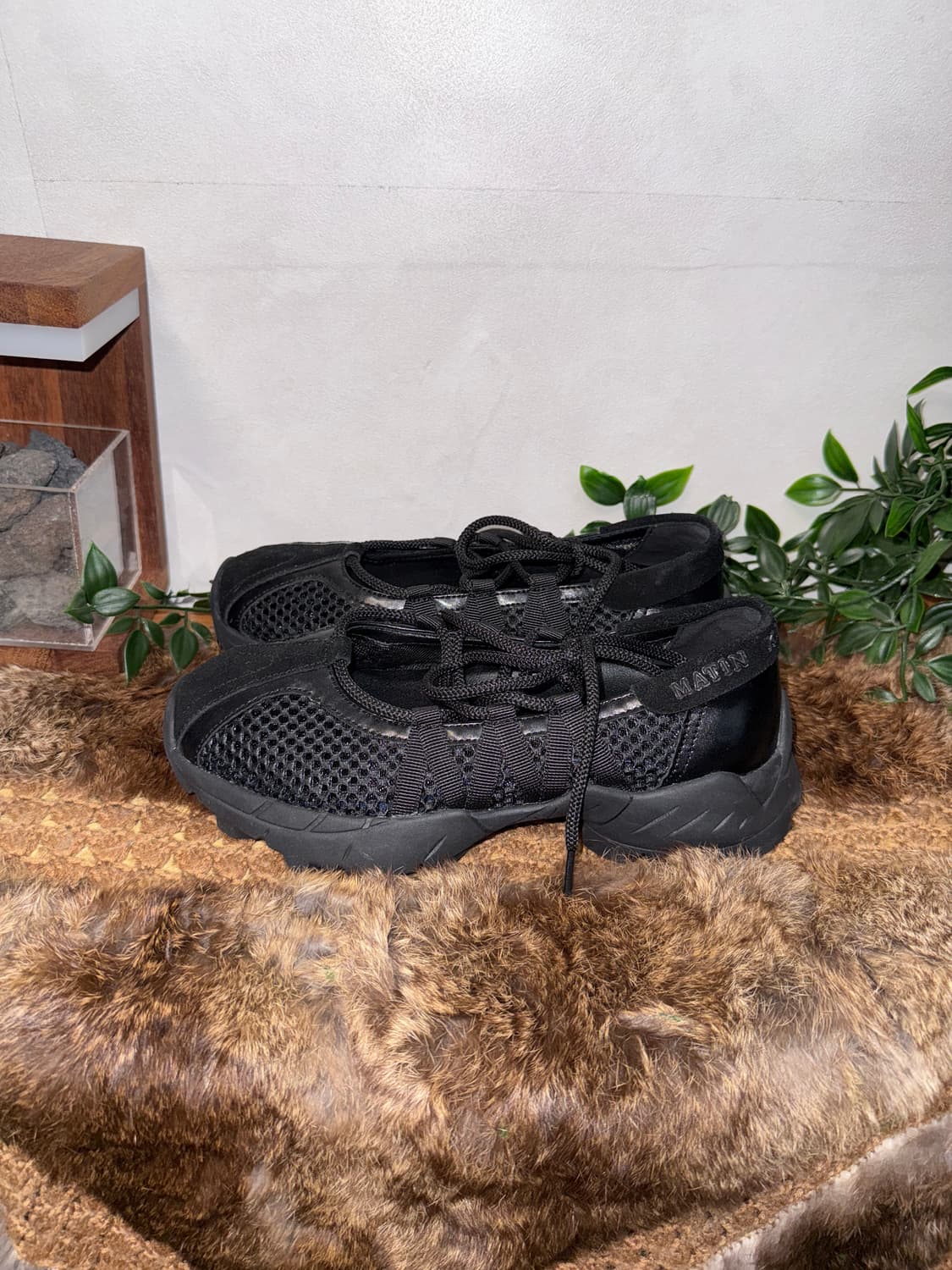 Matin Kim mesh ballet sneakers black  상품이미지4