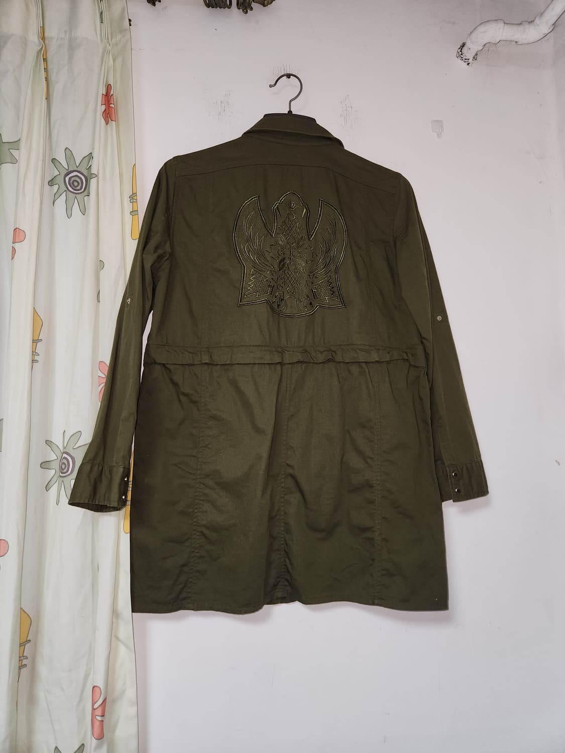 카키색 야상 스타일 여성 자켓 F 상품이미지2