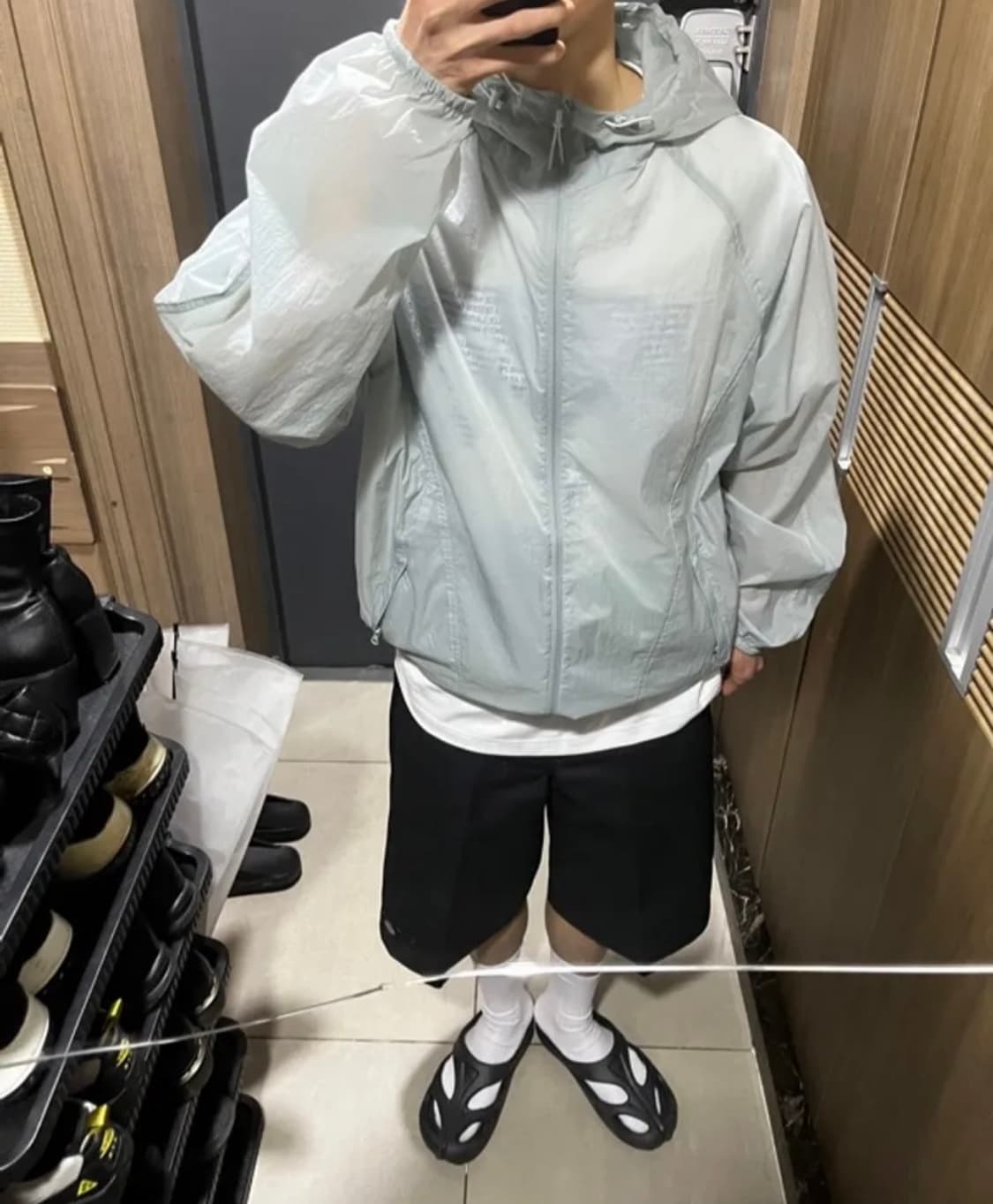 [XXL]무탠다드 시티레저 윈드브레이커 블루 상품이미지4