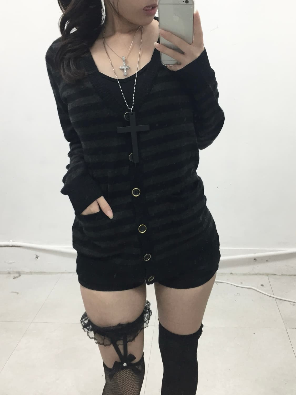 [COMFORT] 오네갸루 스트라이프 가디건 상품이미지2