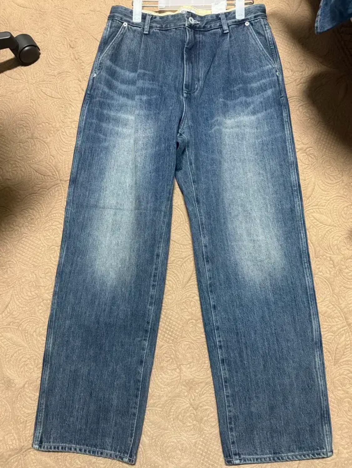 러프사이드 드레이프 데님 미디움블루 2 상품이미지1