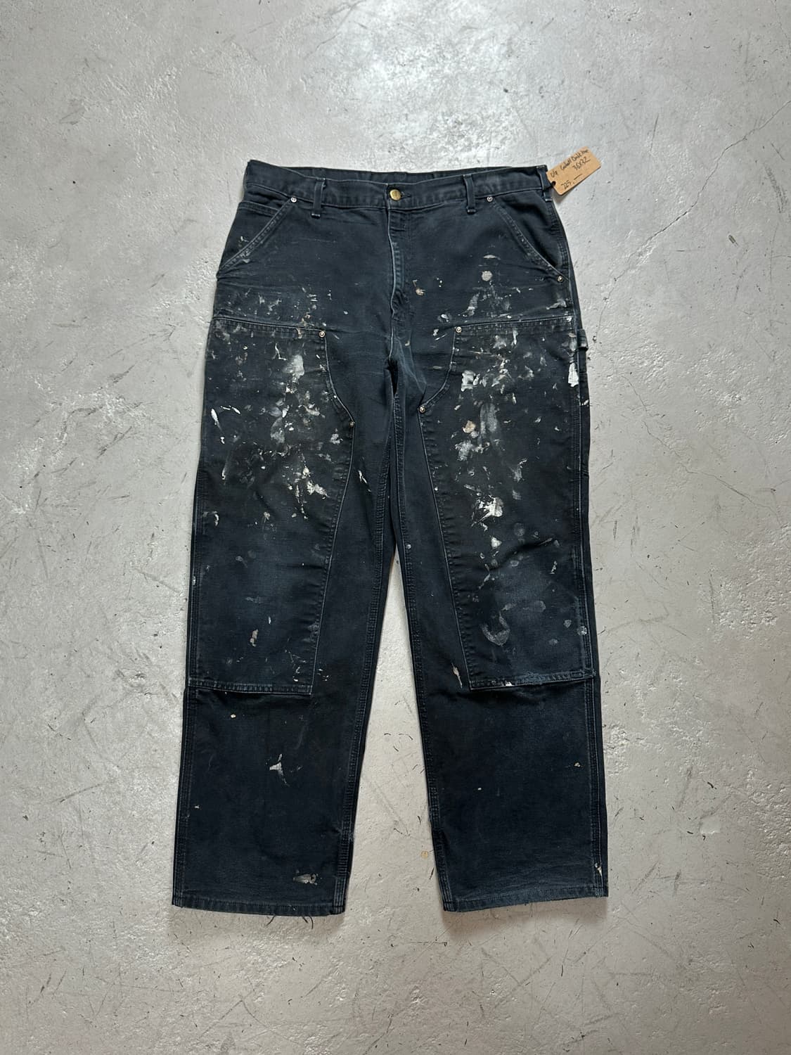 OG 칼하트 B136 더블니 블랙 칼하트 썩블니 워크팬츠 상품이미지2