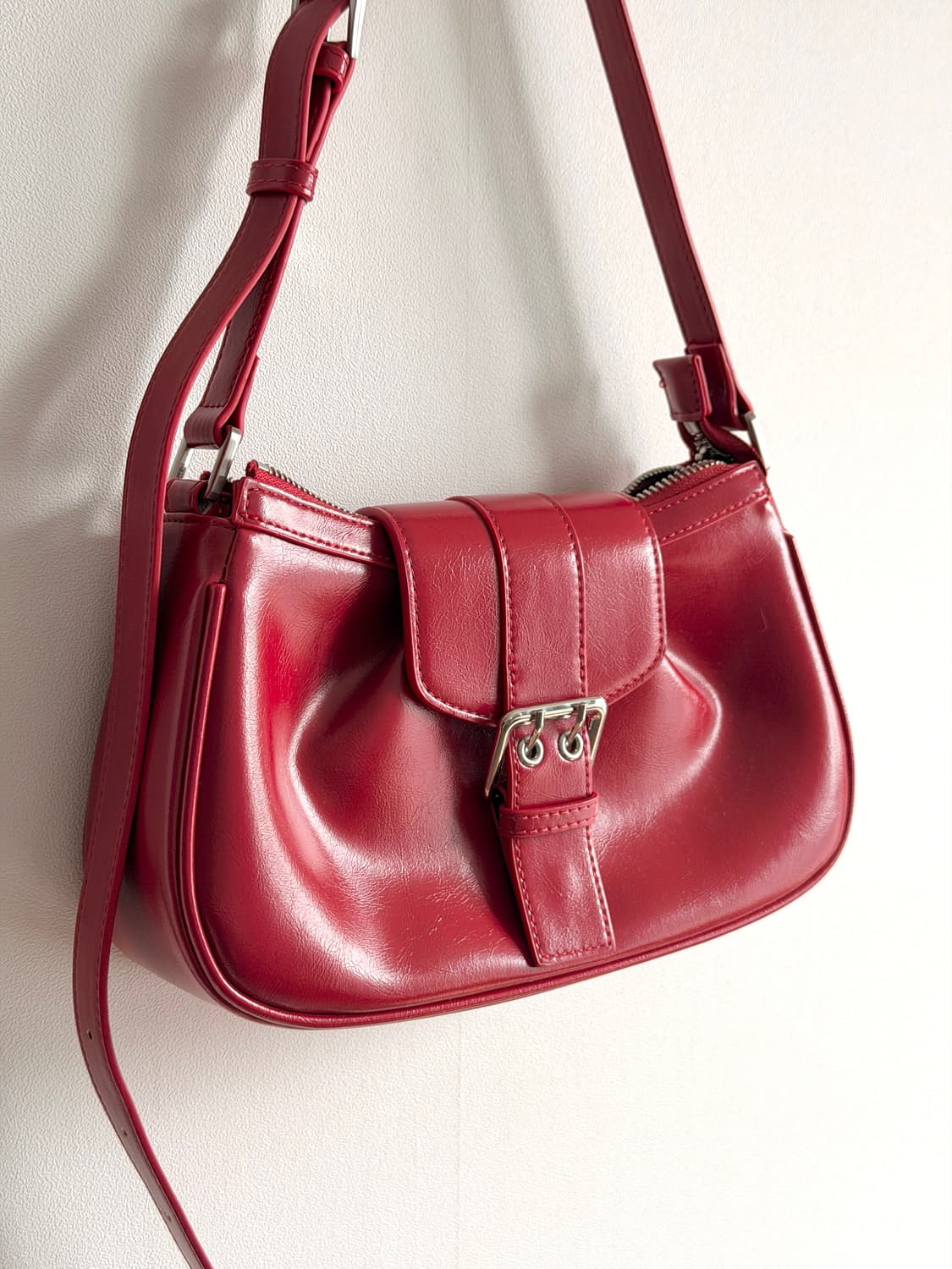 스퀘어라인 키리백 _ 크랙 레드 상품이미지8