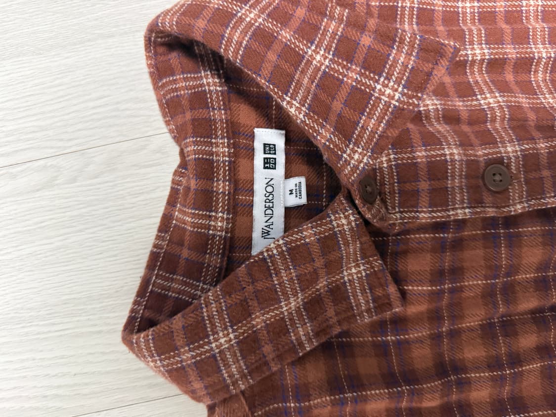 유니클로 jw앤더슨 체크셔츠 상품이미지2