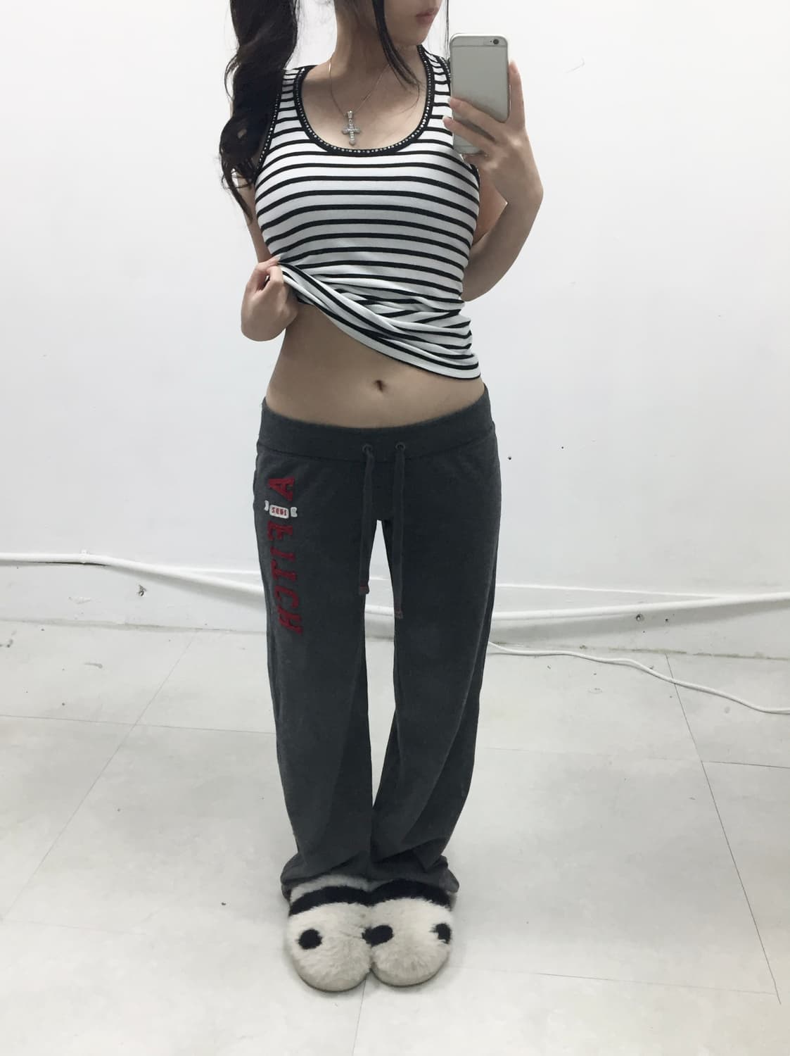 [ABERCROMBIE] 아베크롬비 y2k 패리스힐튼 스웻 팬츠 상품이미지2