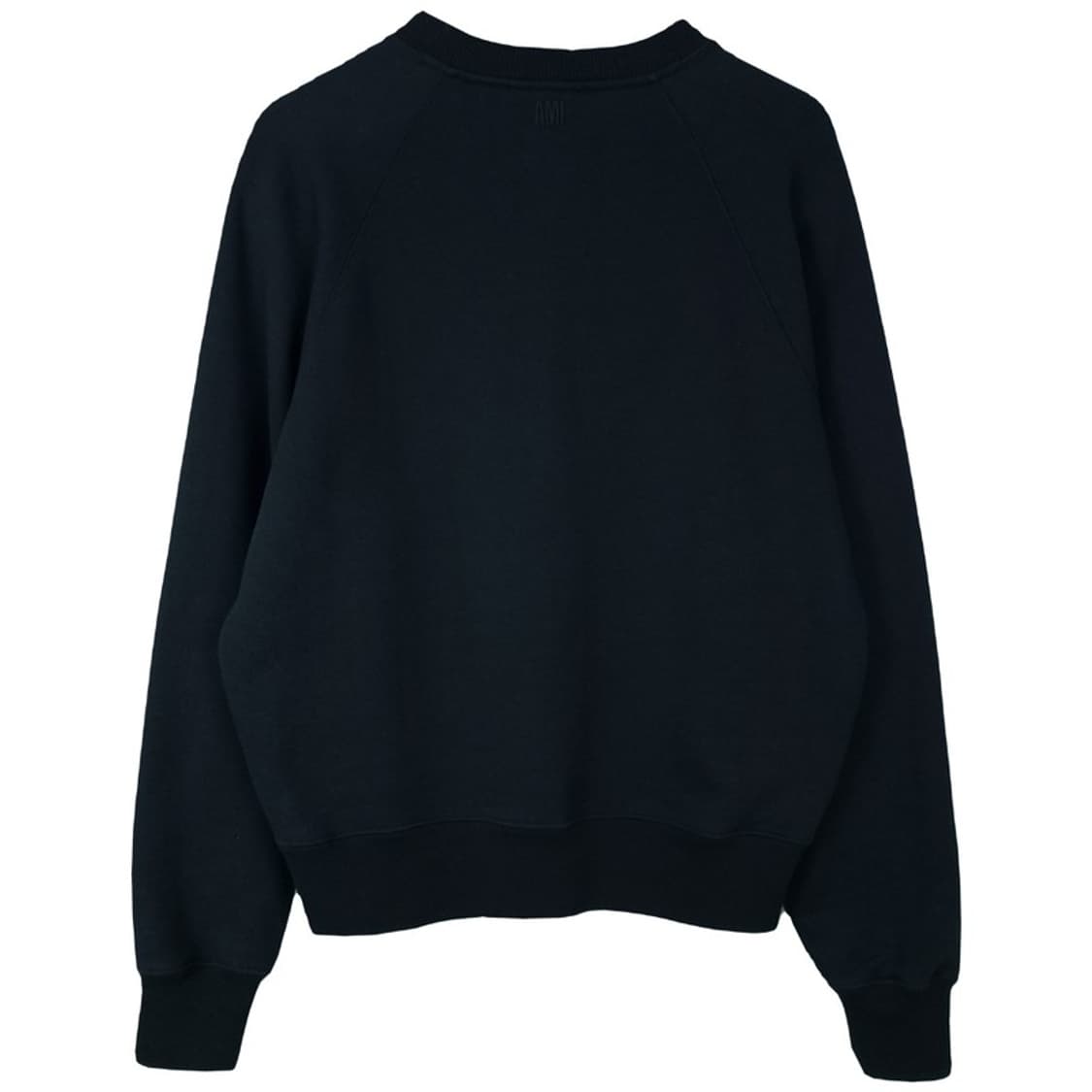 [아미] 블랙 하트 로고 자수 오버사이즈 맨투맨 블랙 P01324 상품이미지3