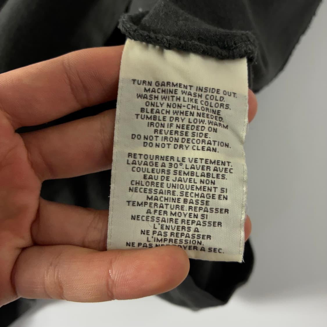 Polo  데님앤서플라이 90,s 코튼 스컬 프린팅 차콜 티셔츠  상품이미지5