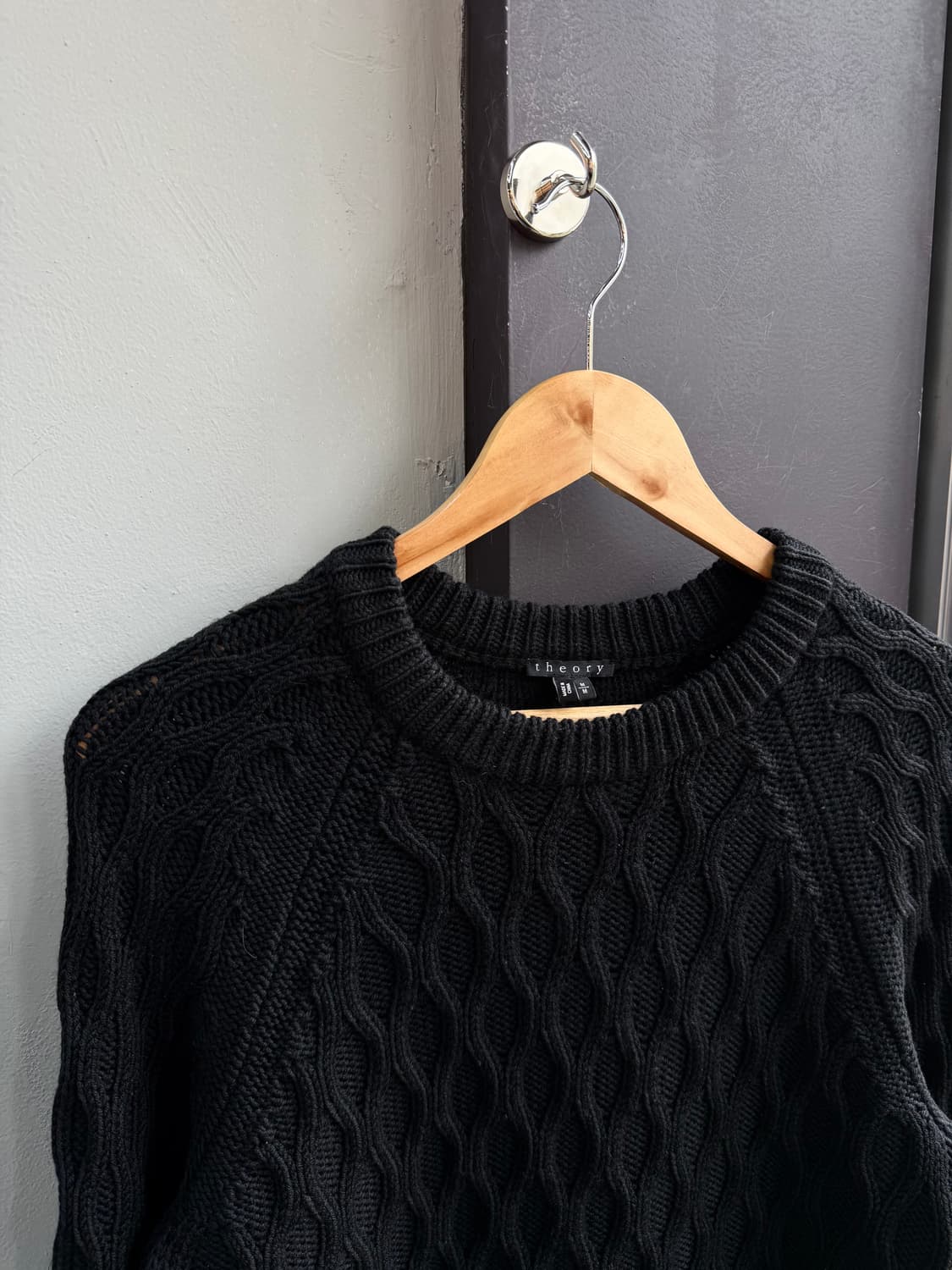 M/ 띠어리 와플패턴 울 스웨터 니트 상품이미지3