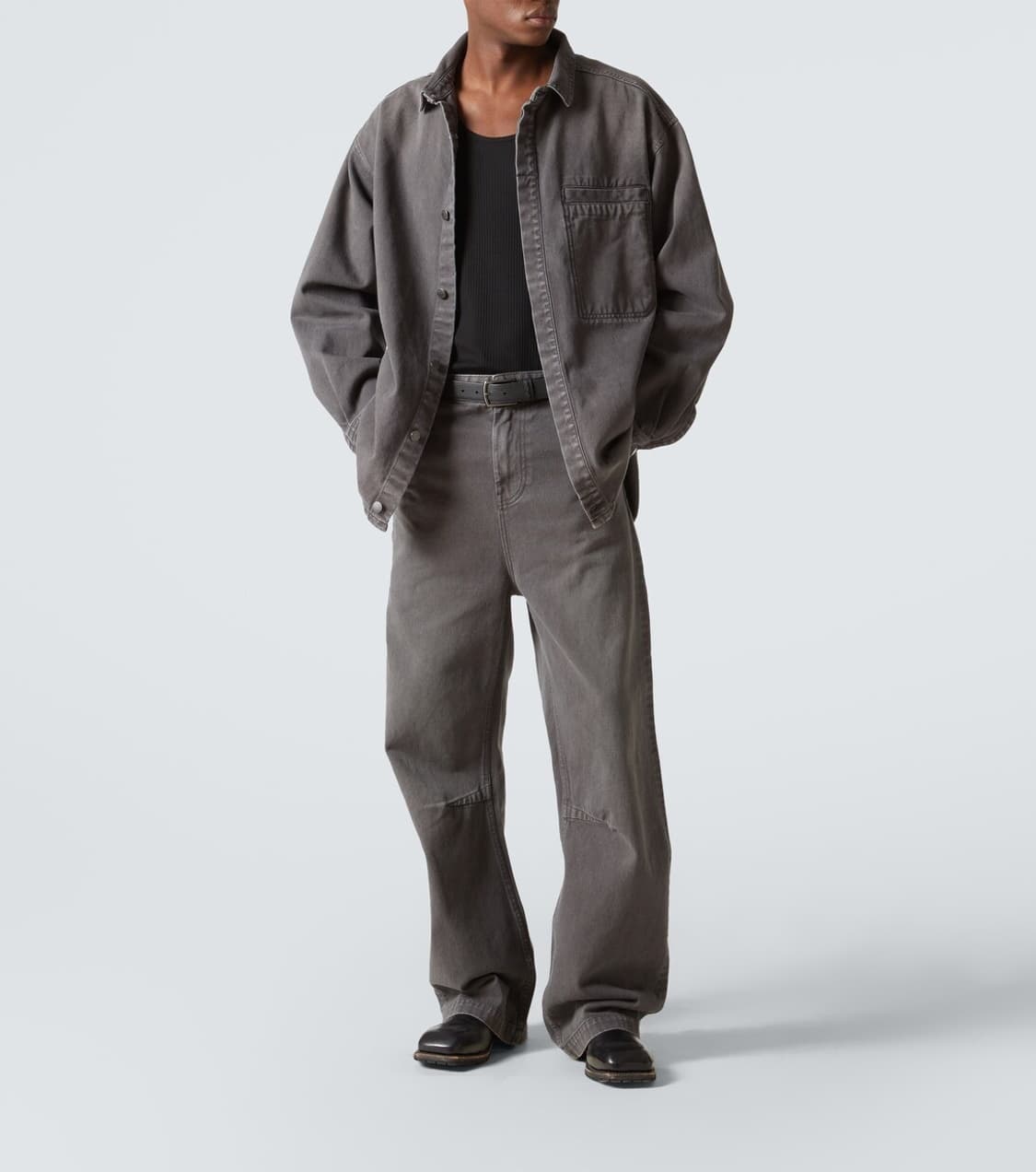 엔타이어스튜디오 허르큘린 셔츠 스톤 라이트 S사이즈 상품이미지5