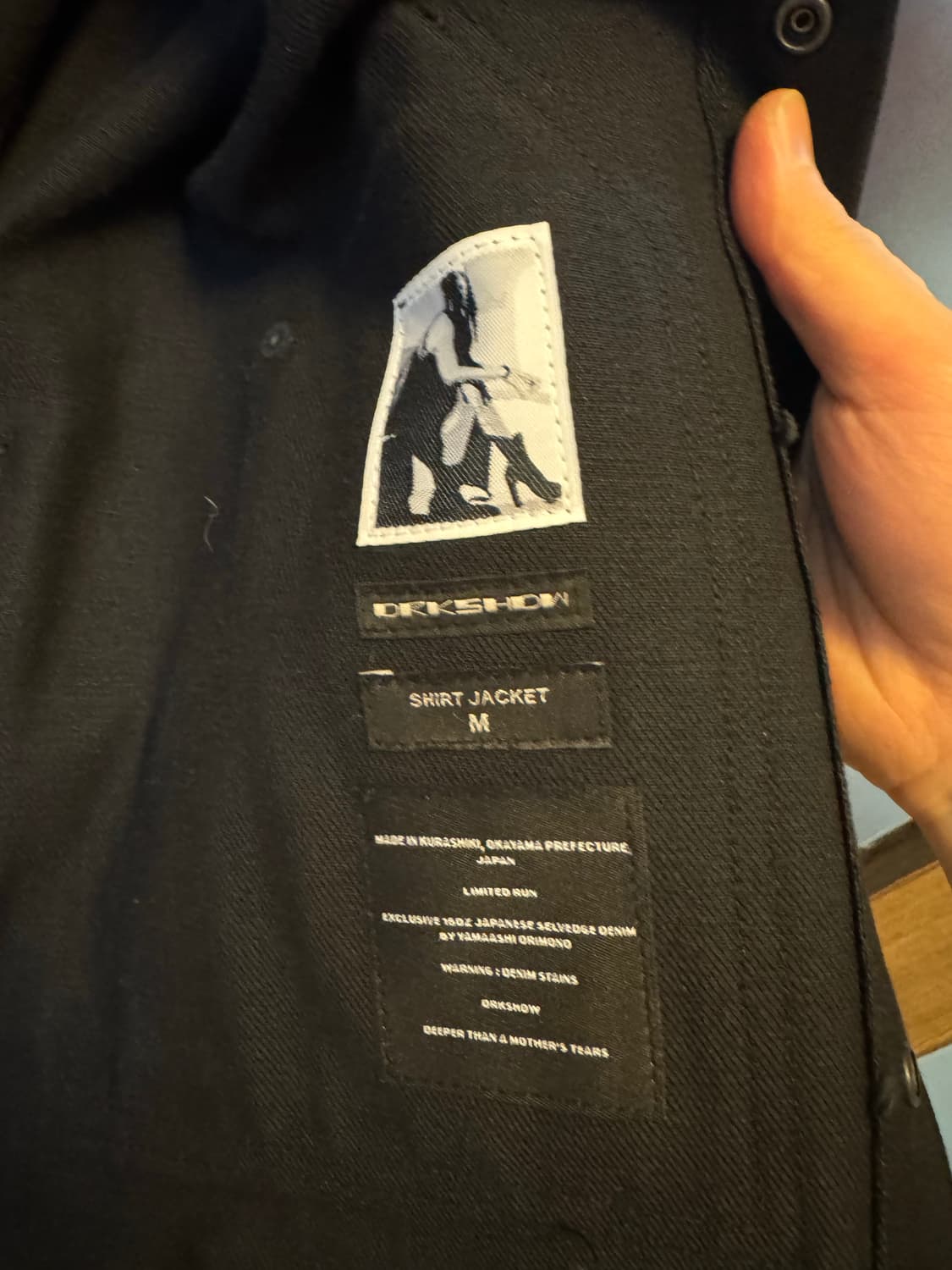 릭오웬스 다크쉐도우 셔츠 자켓 상품이미지2