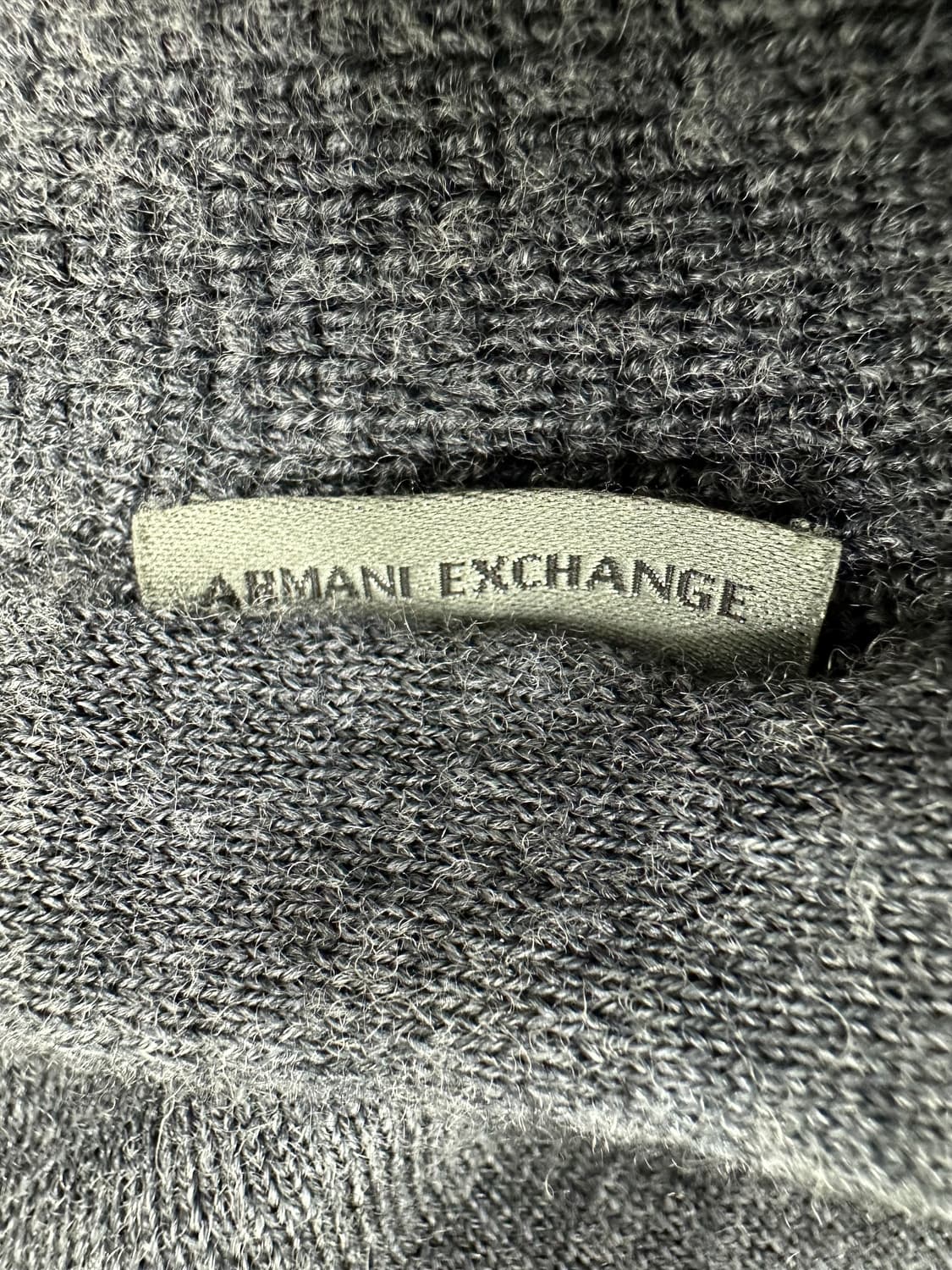 아르마니 익스체인지 숄카라 니트 상품이미지6