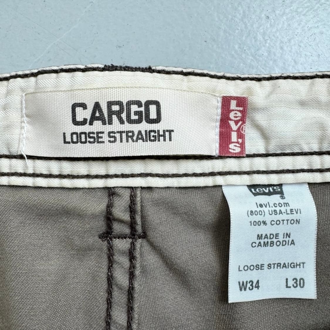 리바이스 와이드 밀리터리 워크 카고팬츠 상품이미지10