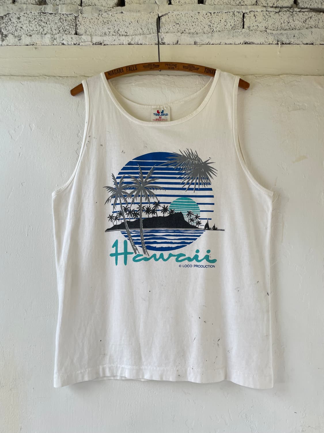 1990s Hawaii Sunset Vintage Tank Top 상품이미지1