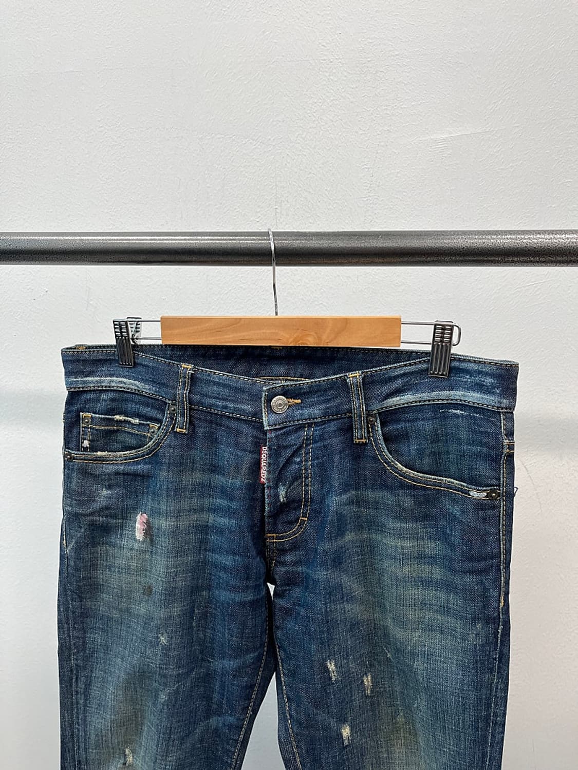 32) 디스퀘어드 지퍼 슬림진  상품이미지5