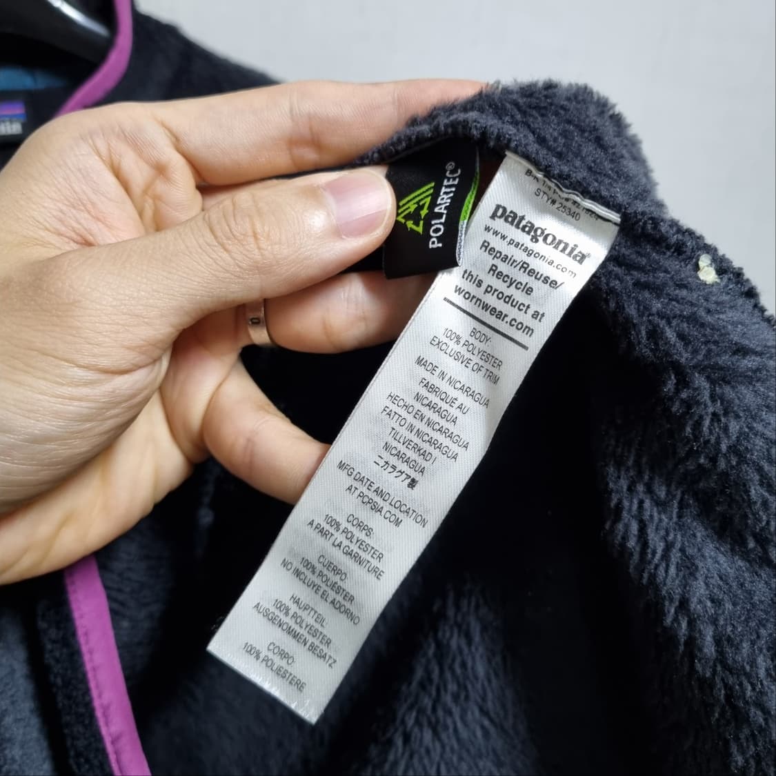 파타고니아 신칠라 플리스 아노락 상품이미지4