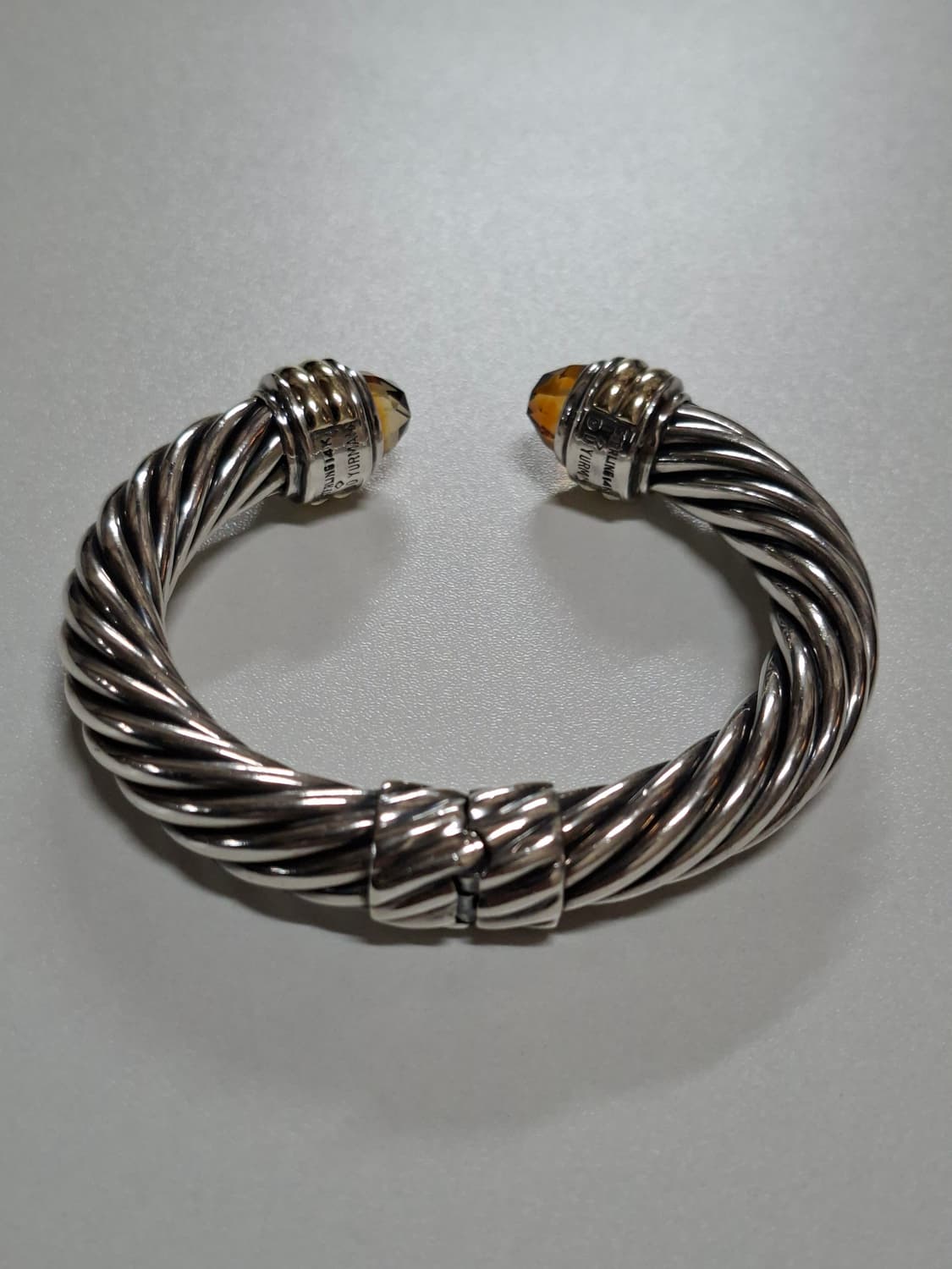 데이비드율만 시트린 힌지 커프 상품이미지2