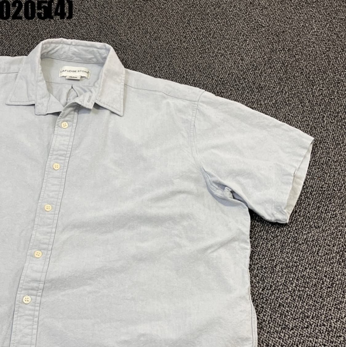 [M] 라퍼지스토어 하늘색 반팔 셔트 남방 0205(4) 상품이미지2