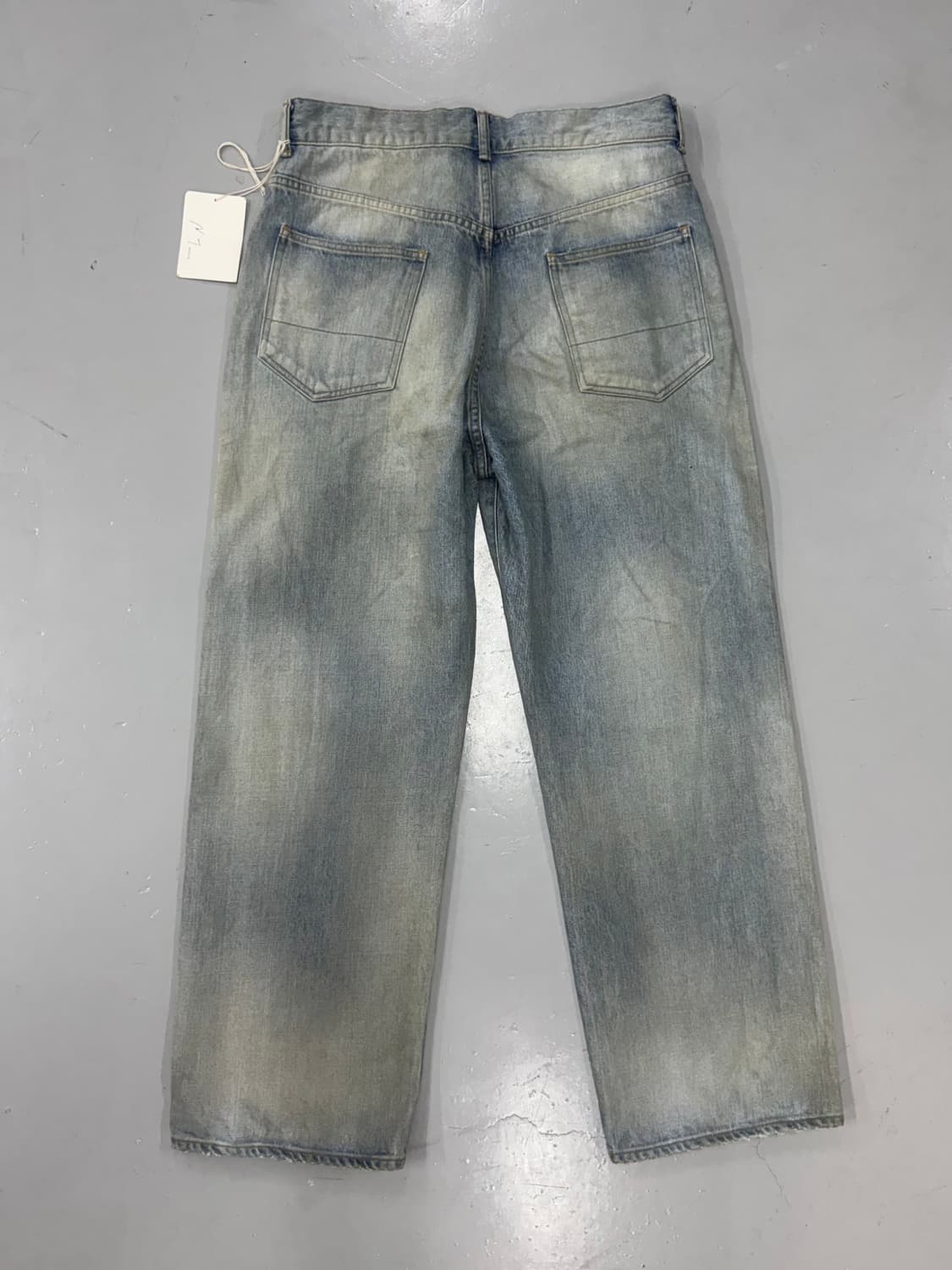 안셀름 셀비지 데님 스트레이트 5p 데님팬츠 인디고 3size 상품이미지4