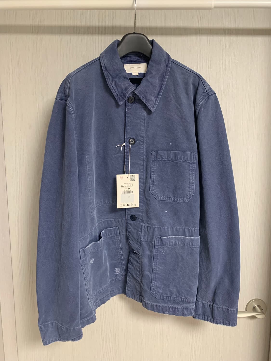 자라 오리진스 스플래터 워싱 점퍼 야상 캔버스 자켓 상품이미지7