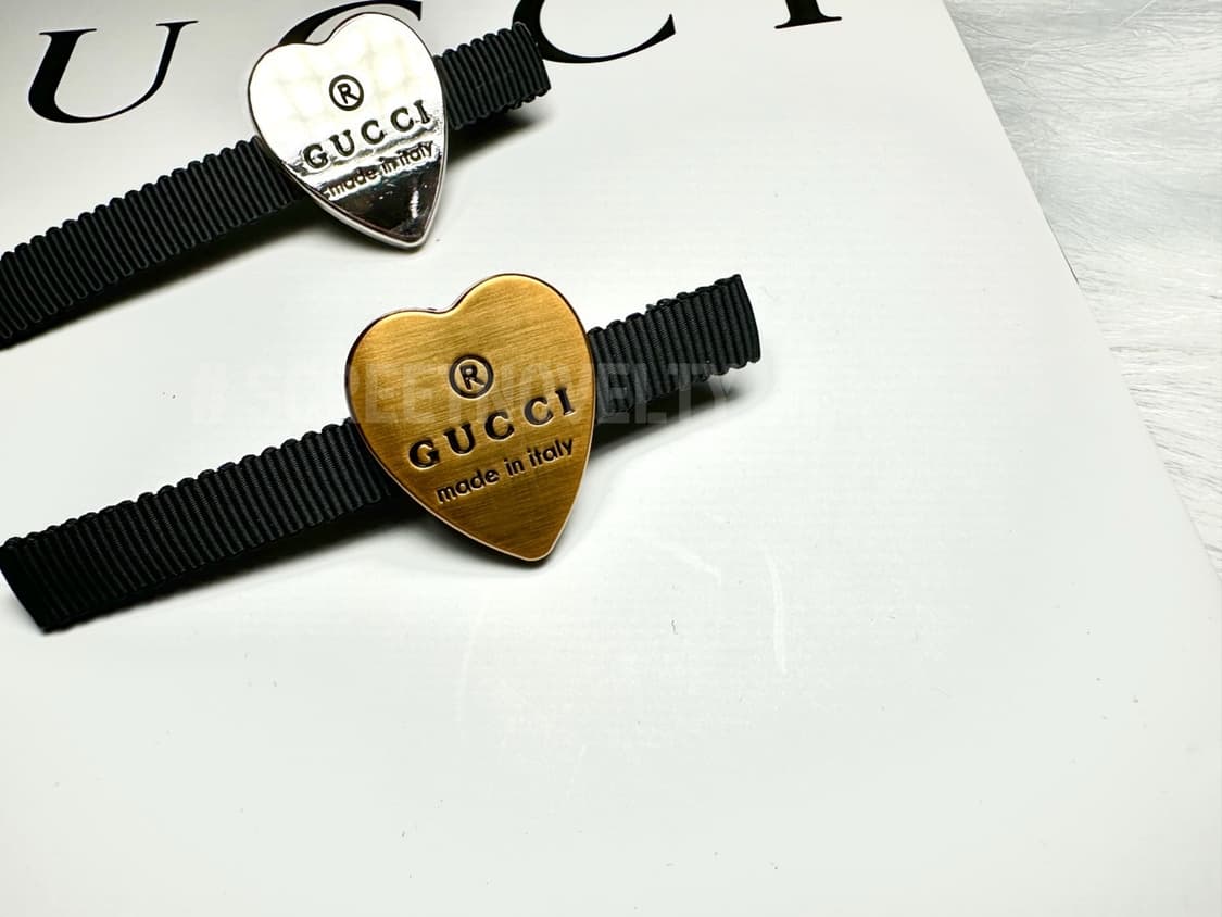 구찌 빈티지 헤어핀 골드 상품이미지8