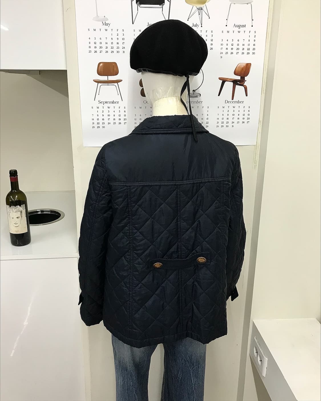 버버리 금장 퀼팅 자켓 상품이미지9