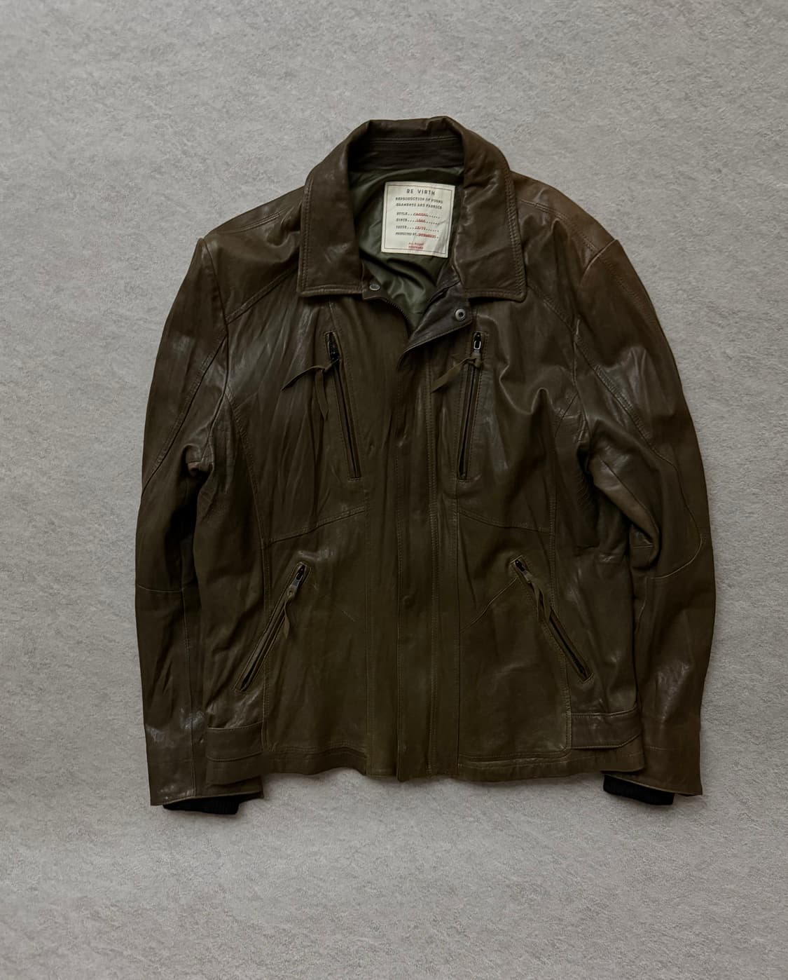 인터메조 램스킨레더자켓 상품이미지1