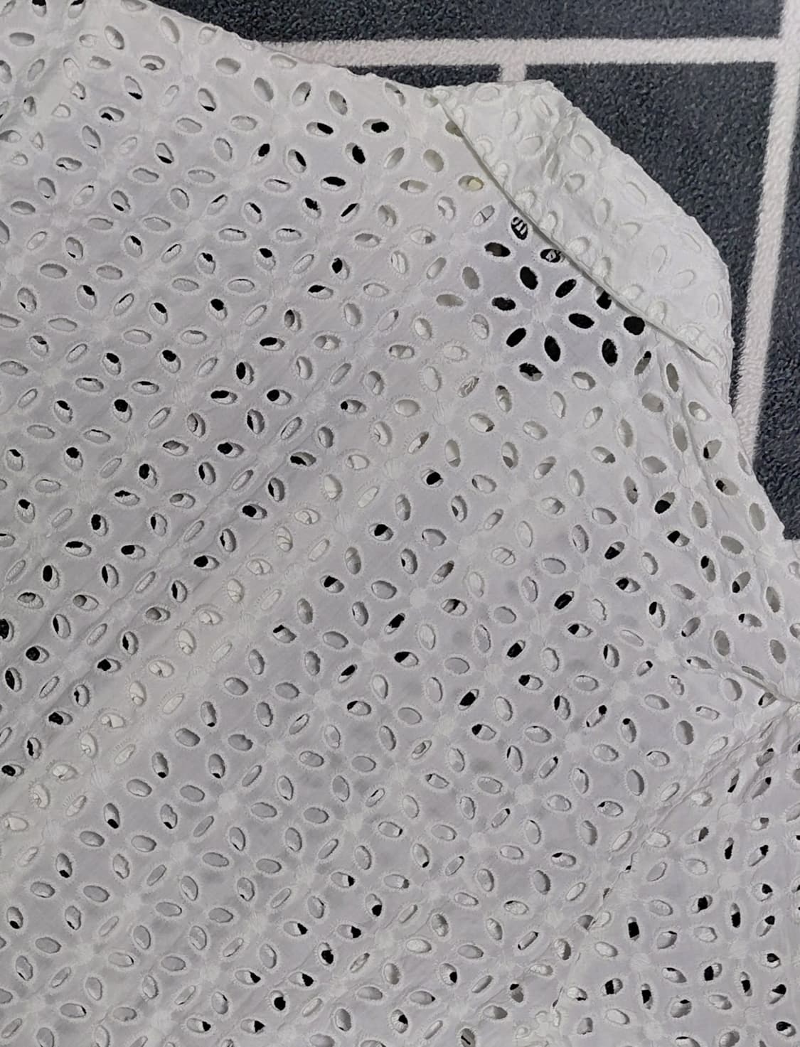 NARA CAMICIE  이태리 메이드 아일렛 펀칭 블라우스 (사이즈 1 상품이미지10