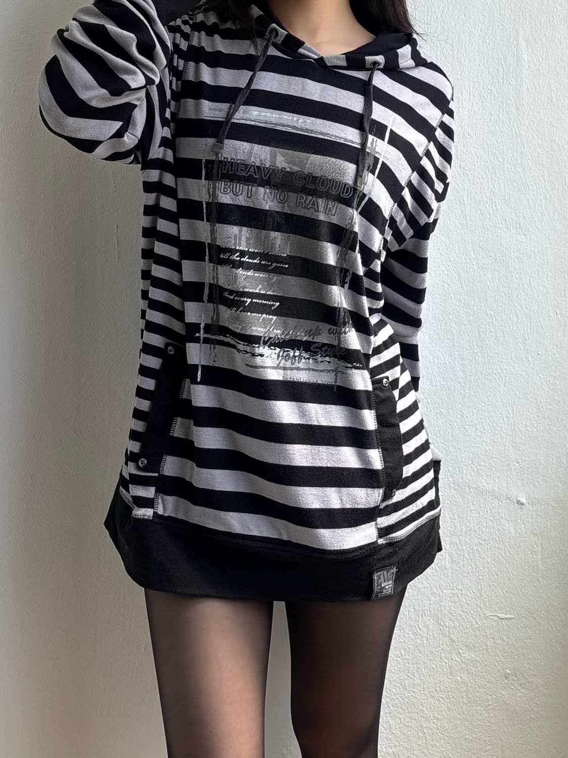 Vintage Stripe Hood 상품이미지2