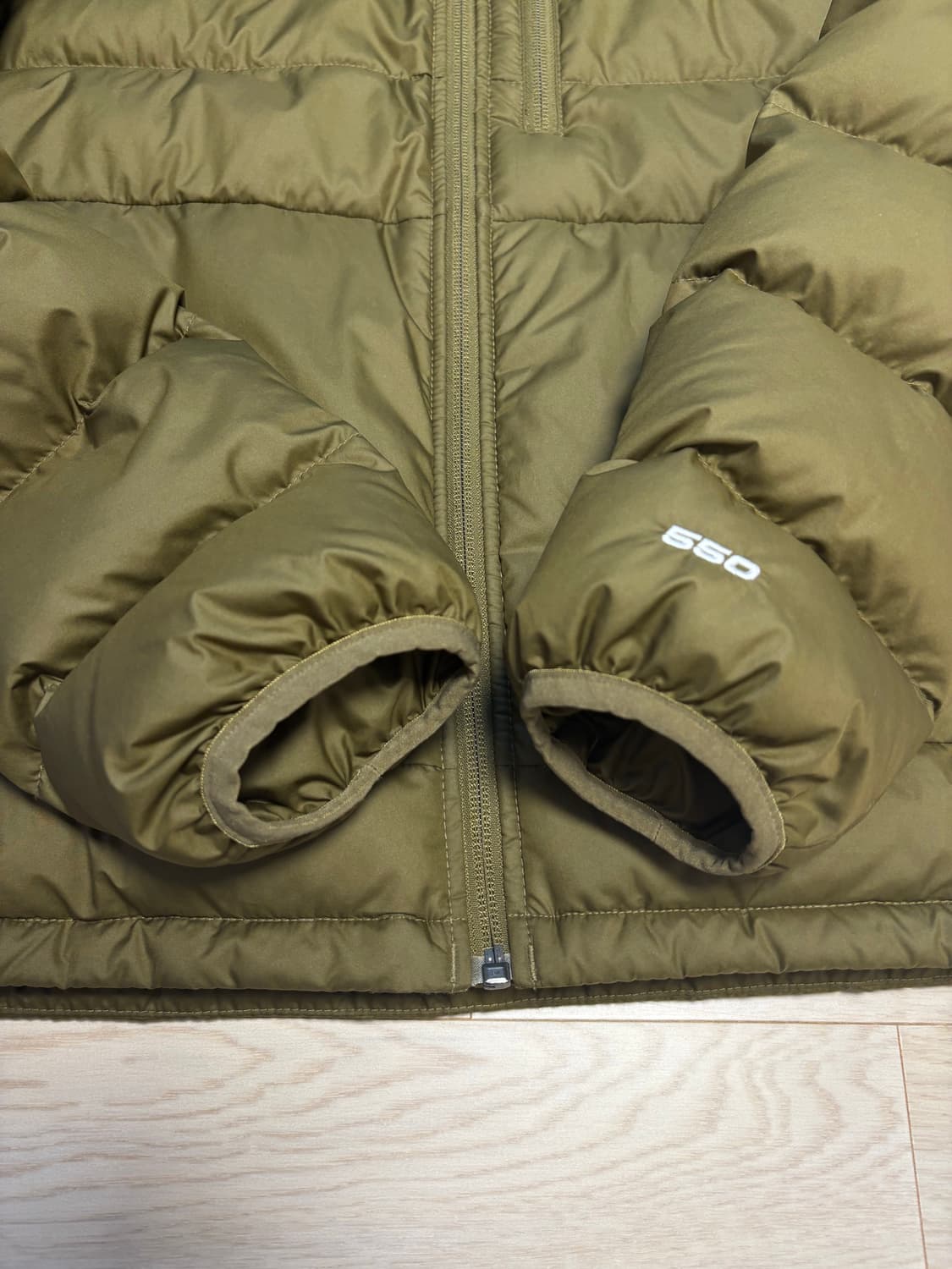 노스페이스 경량 아콘카구아2 후디 패딩 밀리터리 올리브 공용 s 상품이미지6