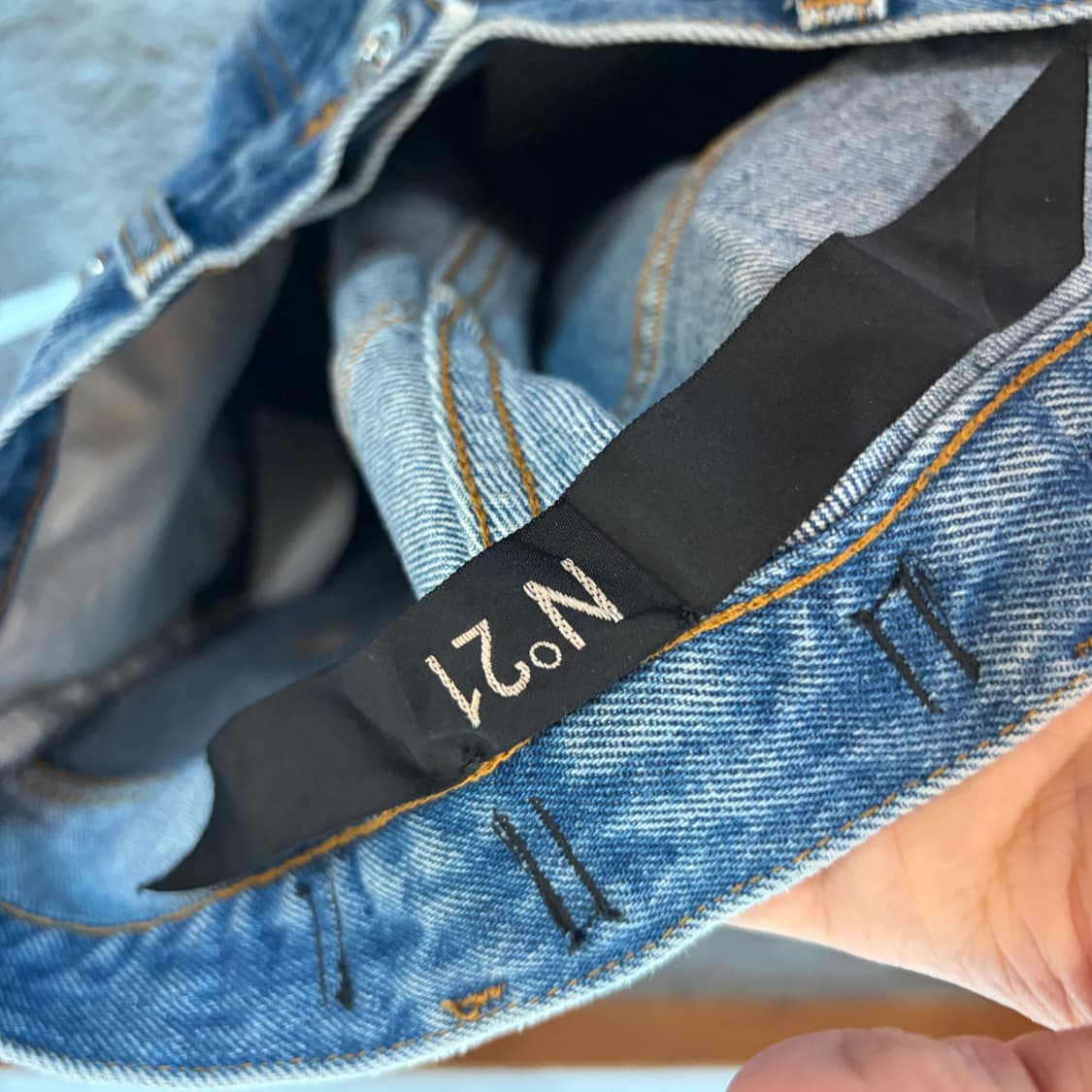 N21 빈티지 스타일 데님 청바지 상품이미지6