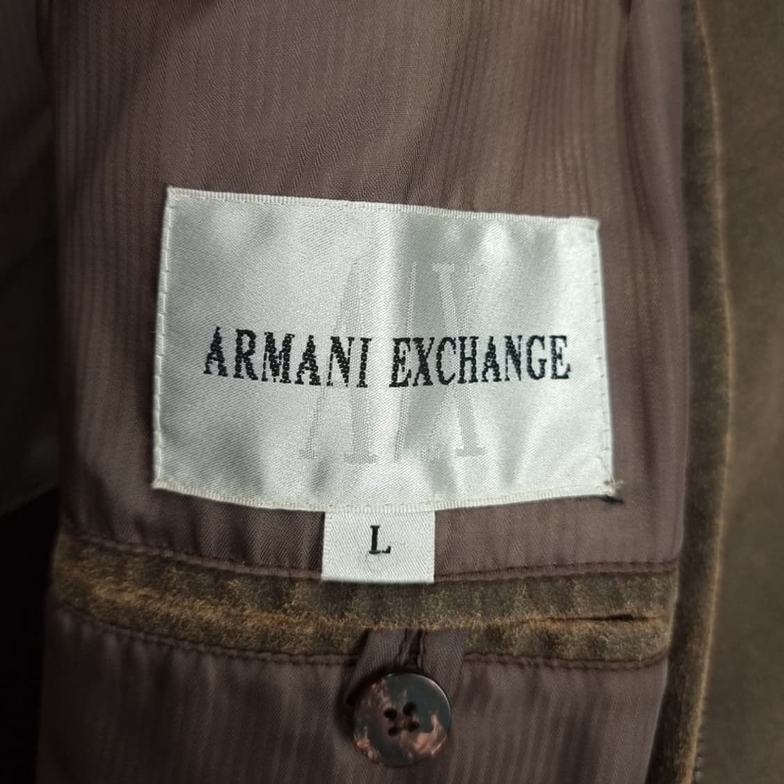 [아르마니] 빈티지 인조 누벅 자켓 P01497 상품이미지7