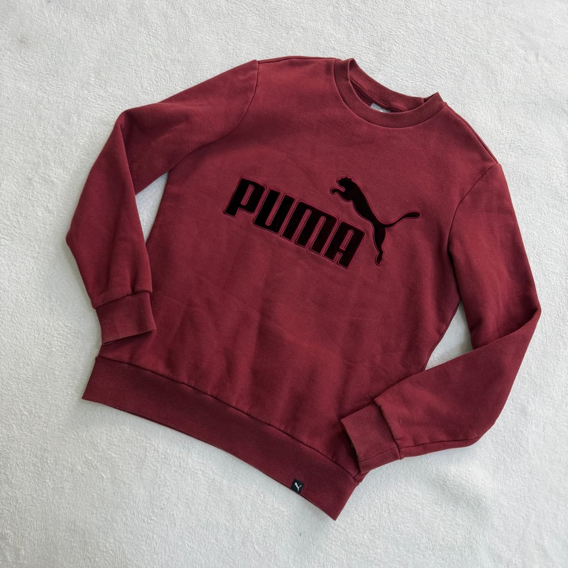 M 푸마 에센셜 빅로고 기모 맨투맨 0320T 상품이미지1