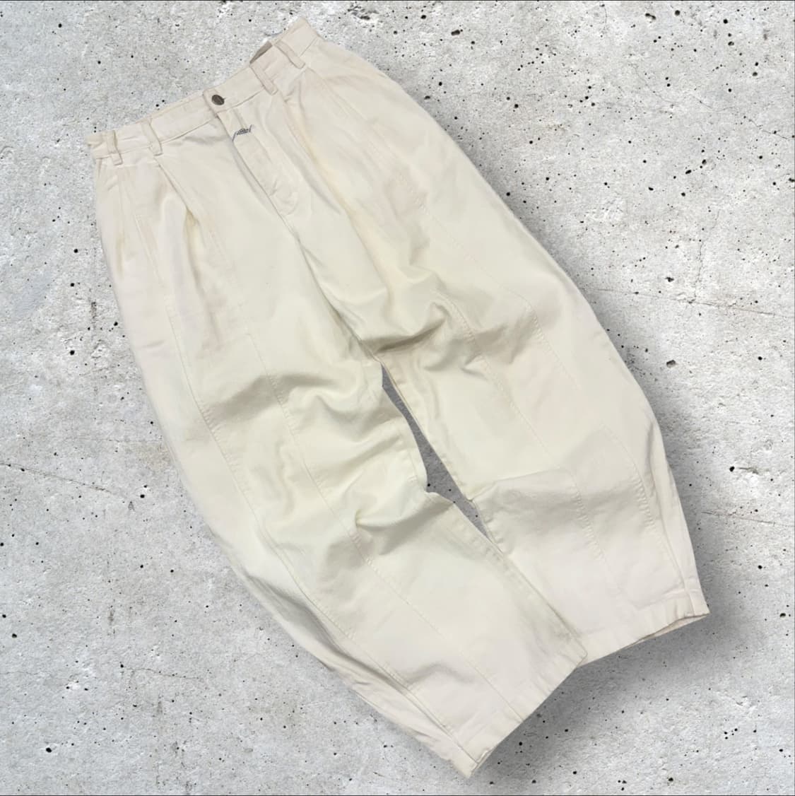 [25] 마리떼 프랑소와저버 아이보리 화이트 와이드 팬츠 C769 상품이미지2