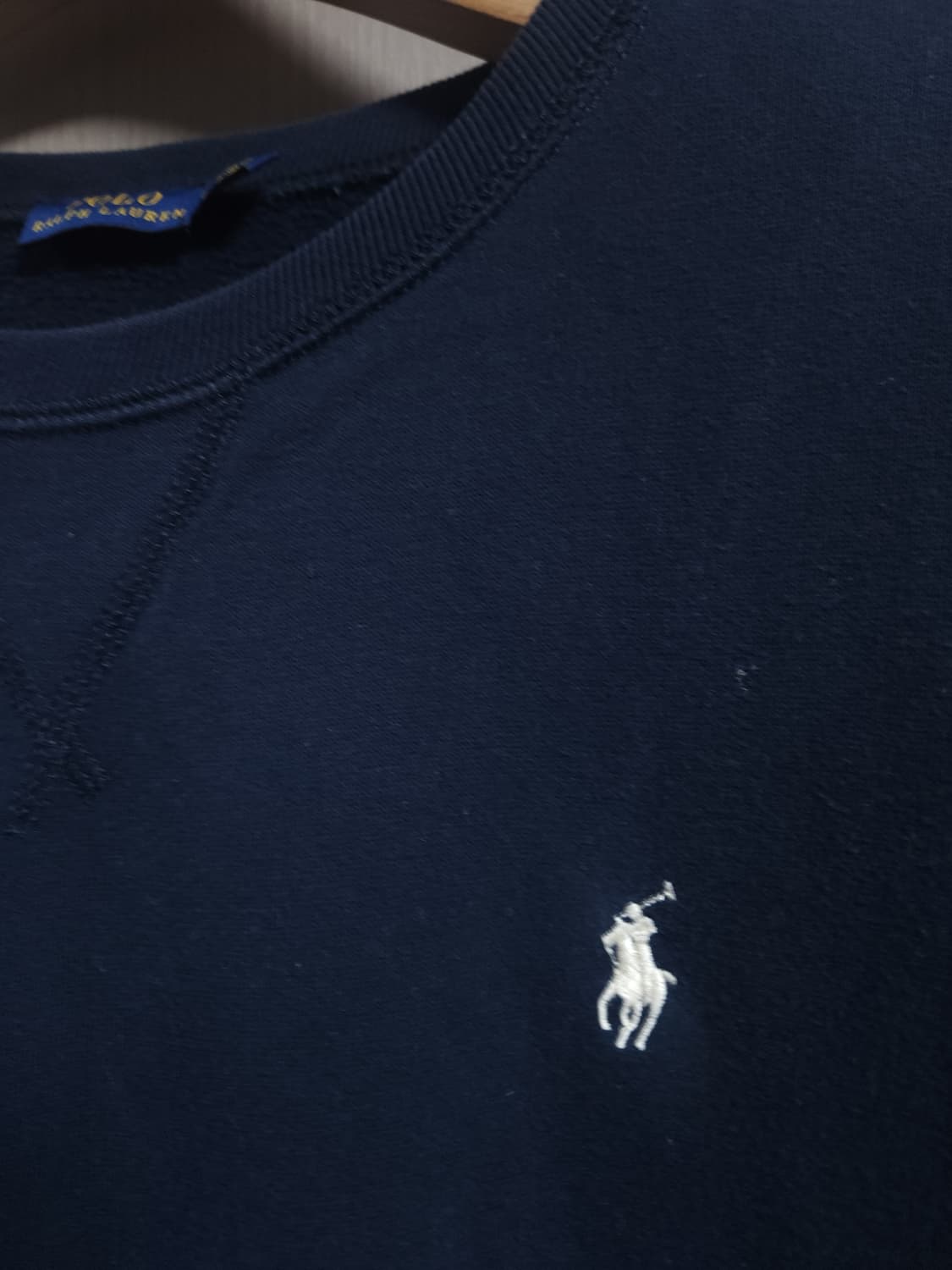 폴로 랄프로렌 기모 루즈핏 숏 맨투맨, L 상품이미지2