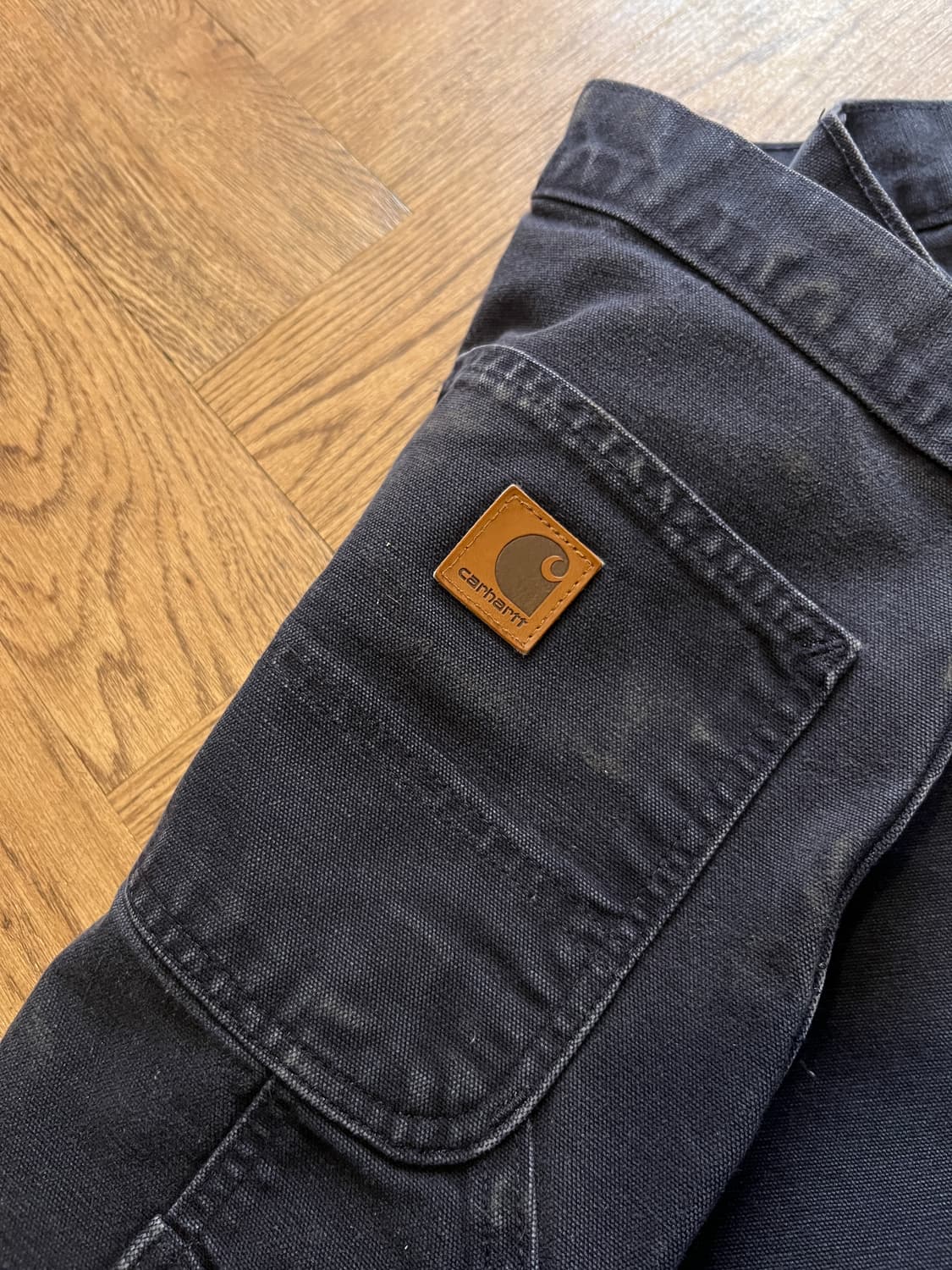 [31]칼하트 USA 미드나잇 네이비 빈티지 워싱 카펜터 워크 팬츠 상품이미지7