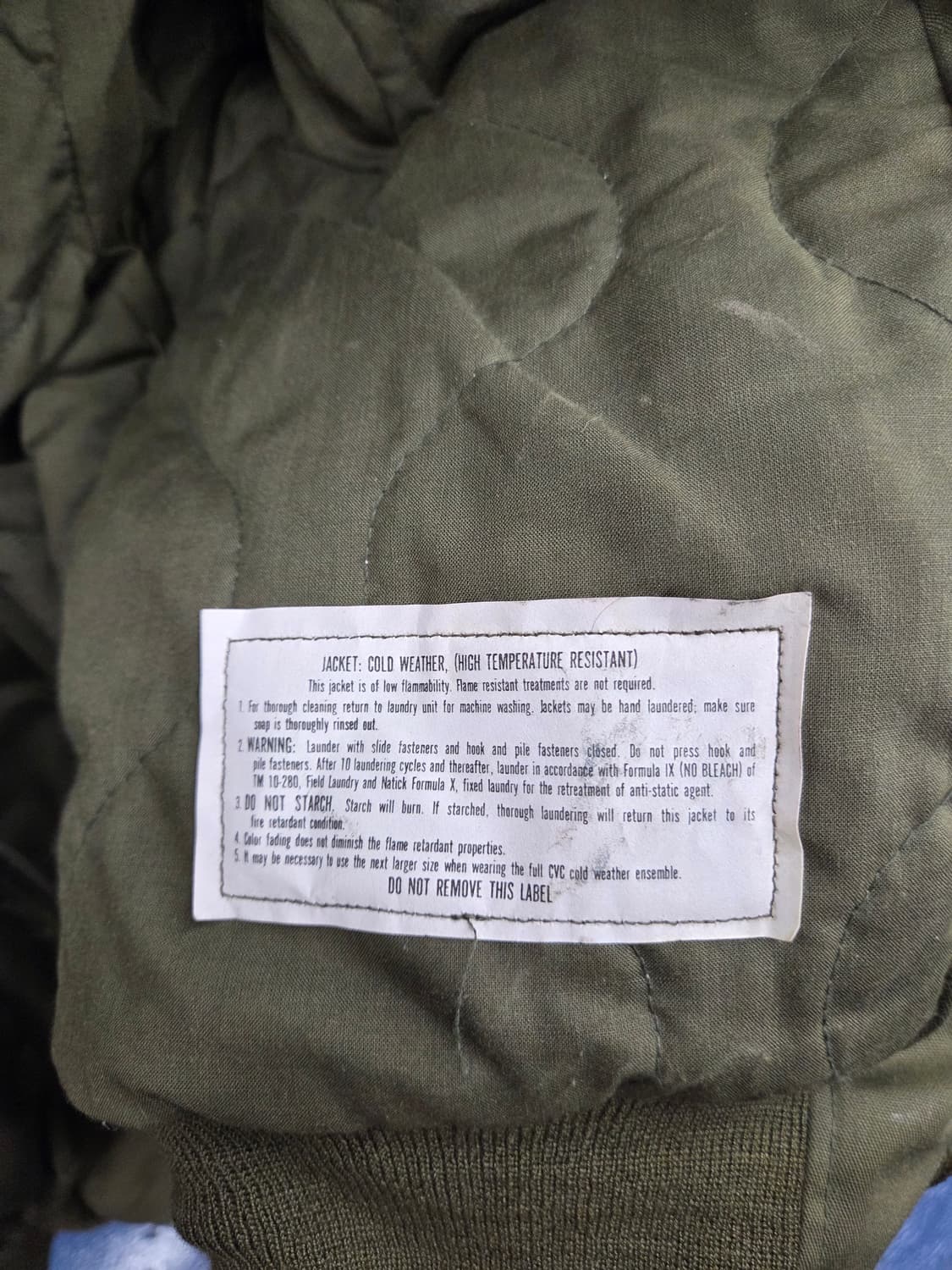 1990s Military 미군 아라미드 탱커 자켓 상품이미지6