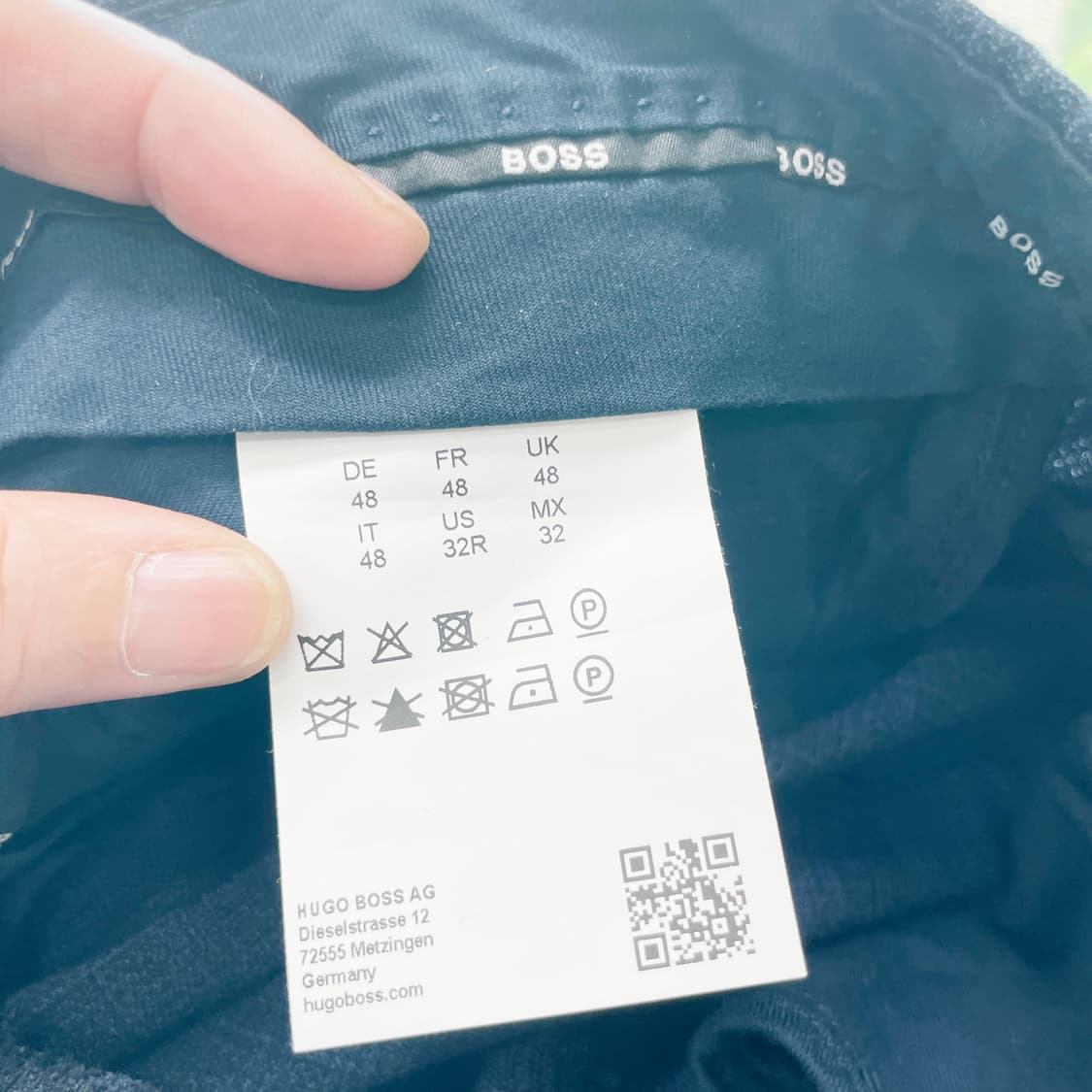 휴고보스 정품 남성슬랙스 하절기 32  상품이미지3