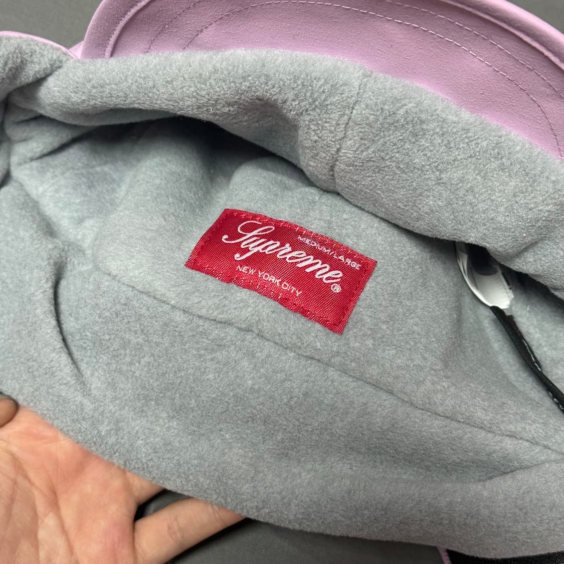 슈프림 고어택스 이어플랩 캡 모자 모브 핑크 상품이미지6