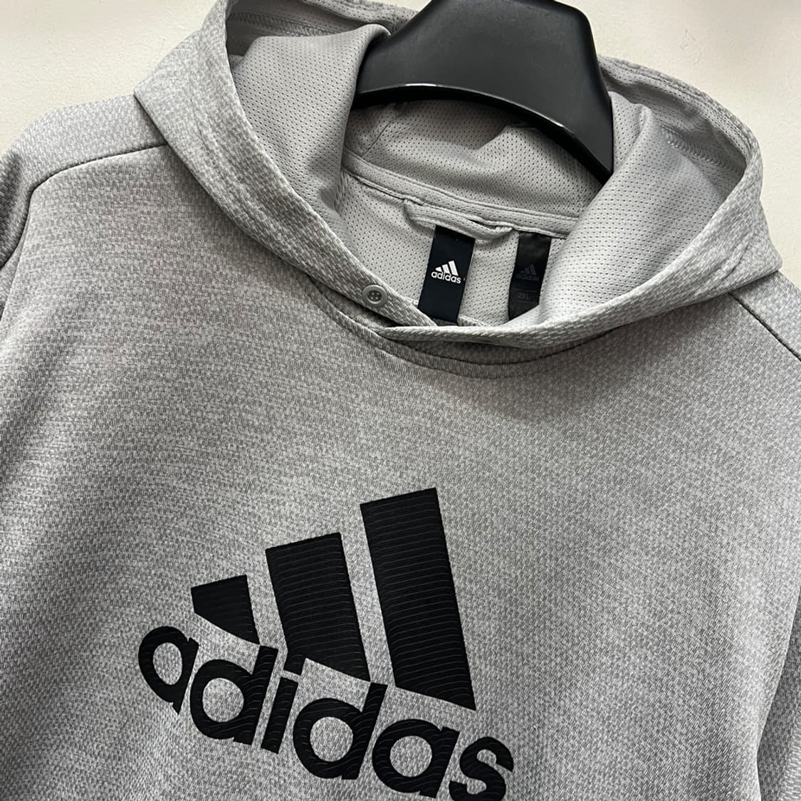 아디다스 팀이슈 플리스 풀오버 후드티 2XL 상품이미지3