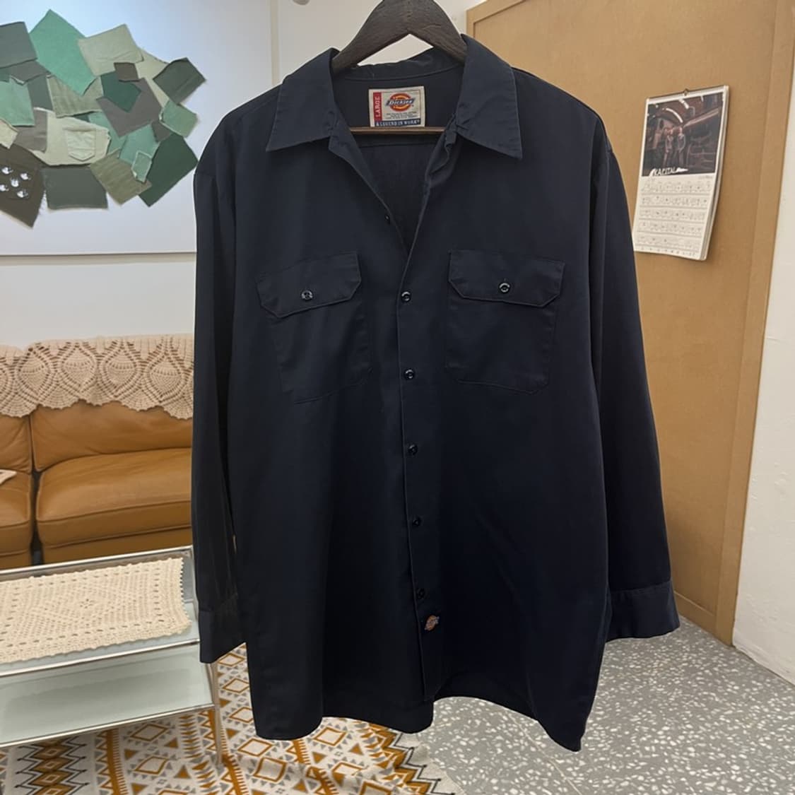 디키즈 빈티지 모던캐주얼 오버핏 워크 셔츠 L C10582 상품이미지3