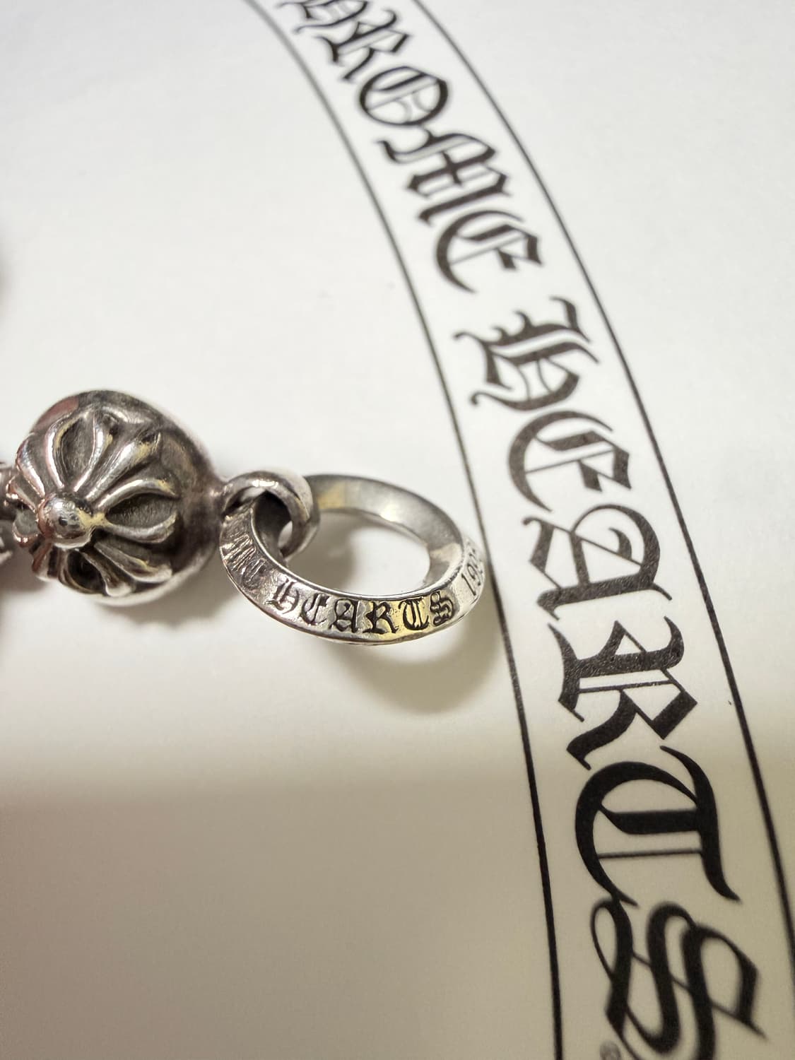 크롬하츠 원볼 타이니 크로스 실버 펜던트 참 상품이미지3