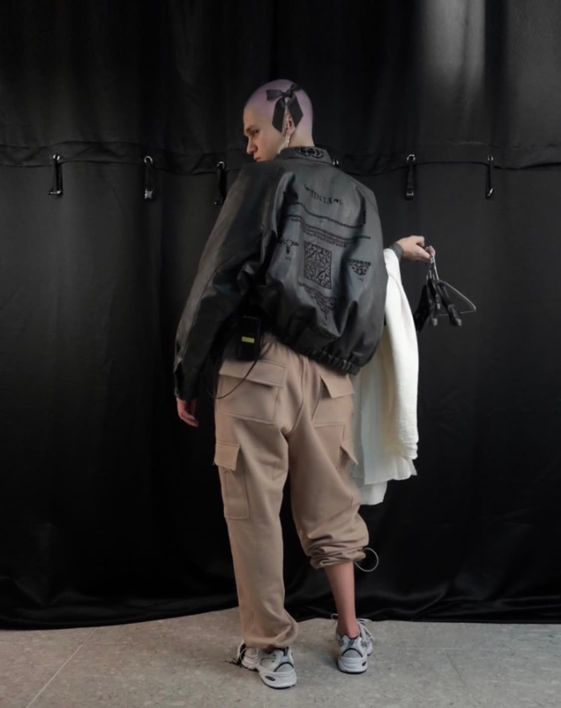 604service EMBROIDERED 레더 자켓 상품이미지3