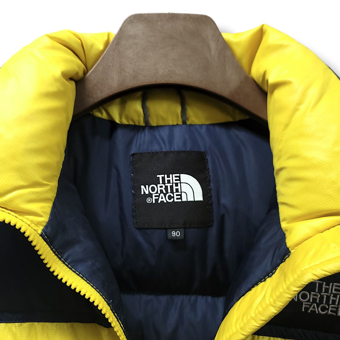 [90] 노스페이스 옐로우 눕시 700 다운 베스트 패딩조끼 상품이미지8